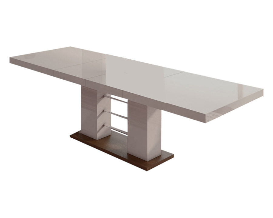 Maxima - Linosa Dining Table with 2 Extension in Gray