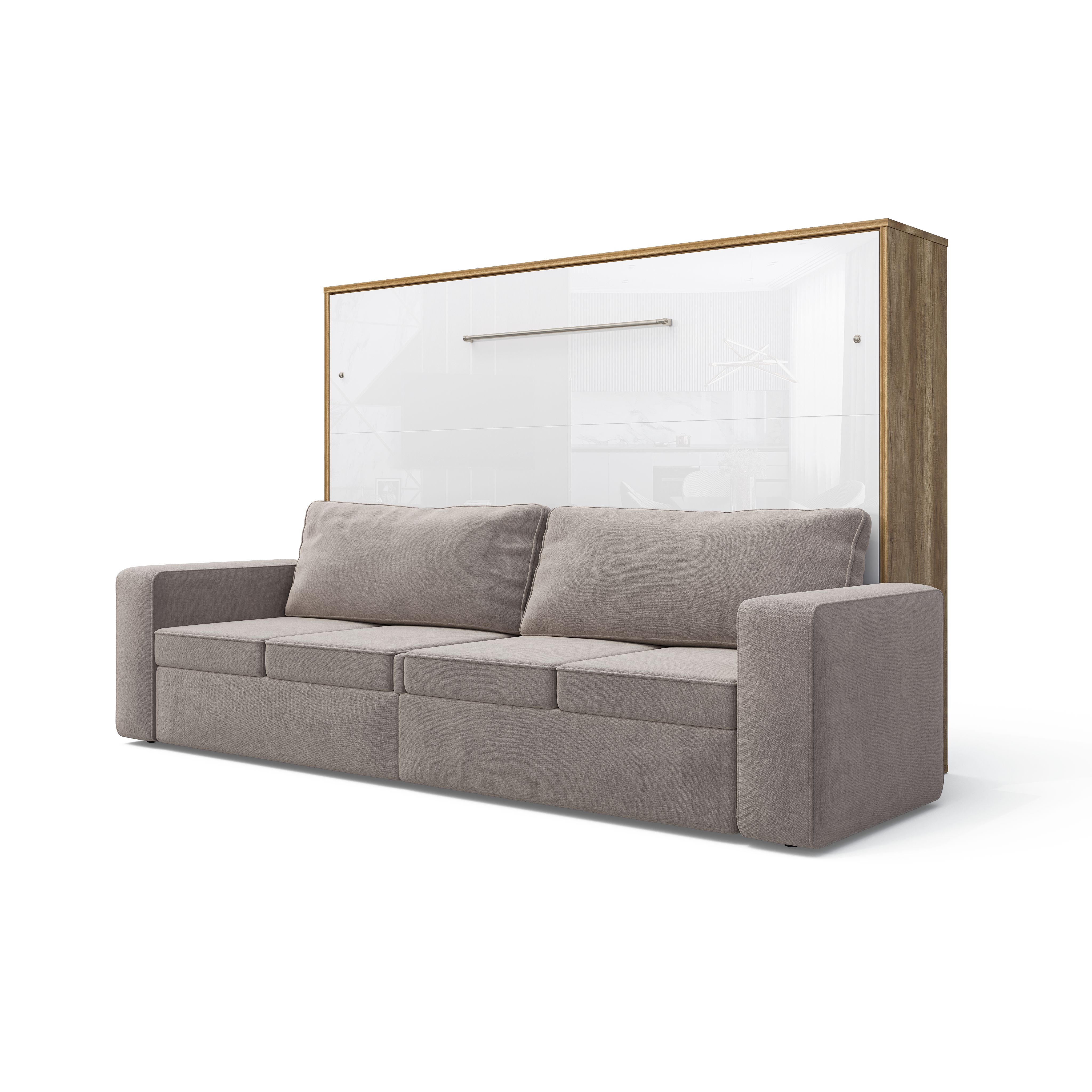 Maxima - Inverto Murphy Horizontal Queen Size Bed with Sofa