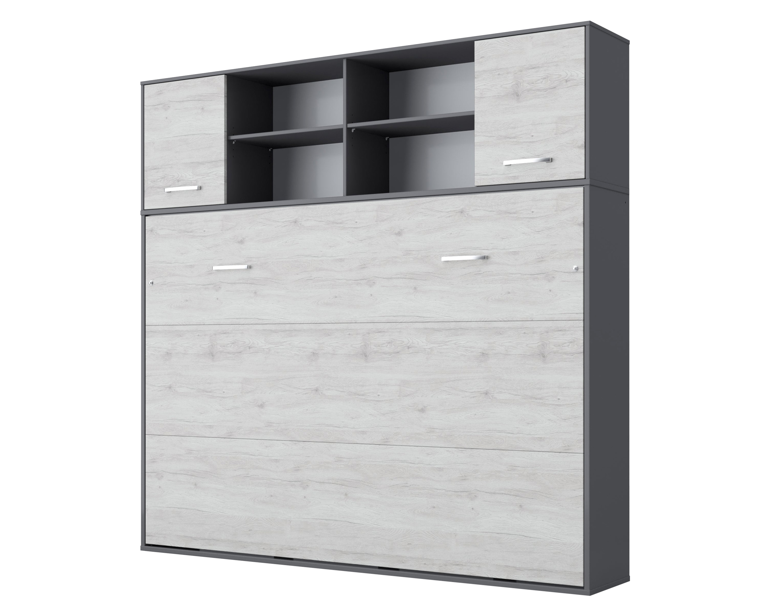 Maxima - Inverto Murphy Horizontal Bed with Cabinet on Top