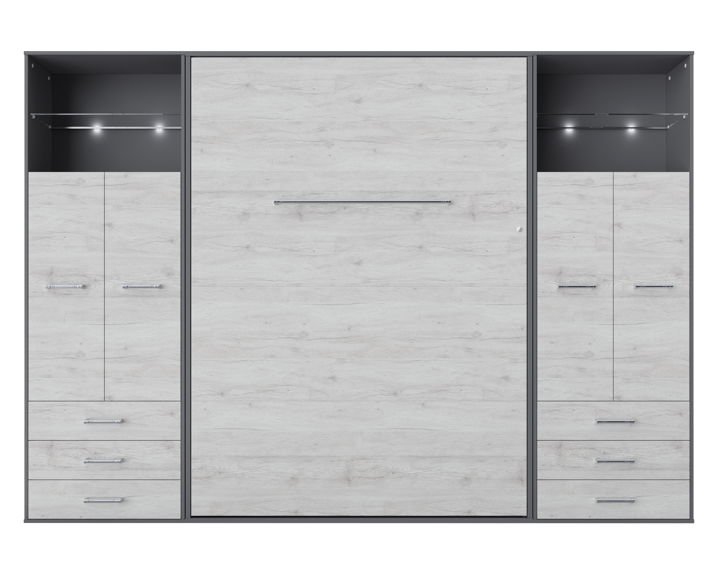 Maxima - Inverto Murphy Vertical Bed with 2 Cabinets