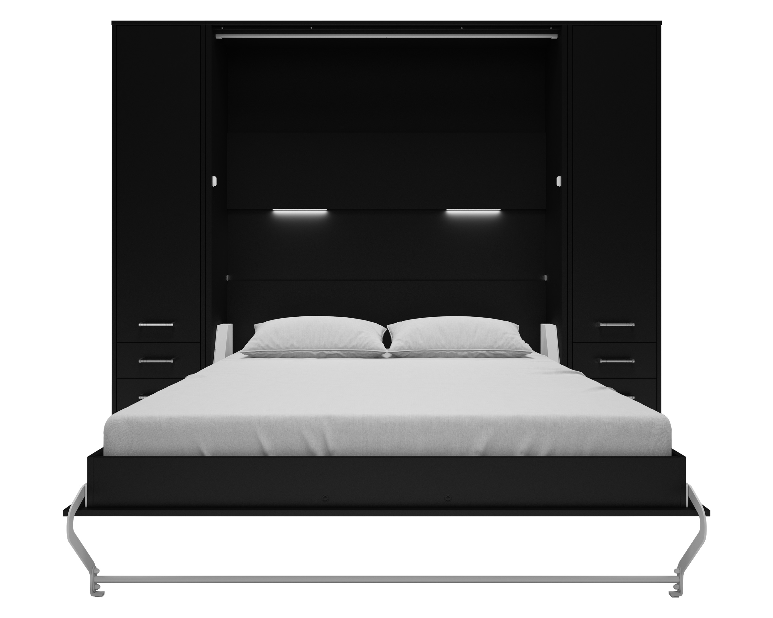 Maxima - Inverto Murphy Vertical Bed with 2 Cabinets in Queen Size