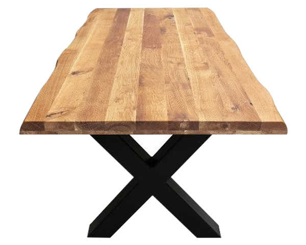 Maxima - Natur-X60 Solid Wood Dining Table in Black