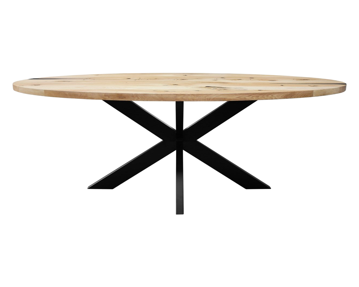 Maxima - Ronda-Xm Solid Dining Table in Oak Wood