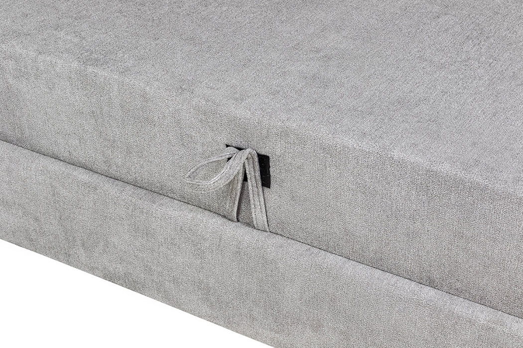 Maxima - Royal Sleeper Sectional in Gray, Fabric