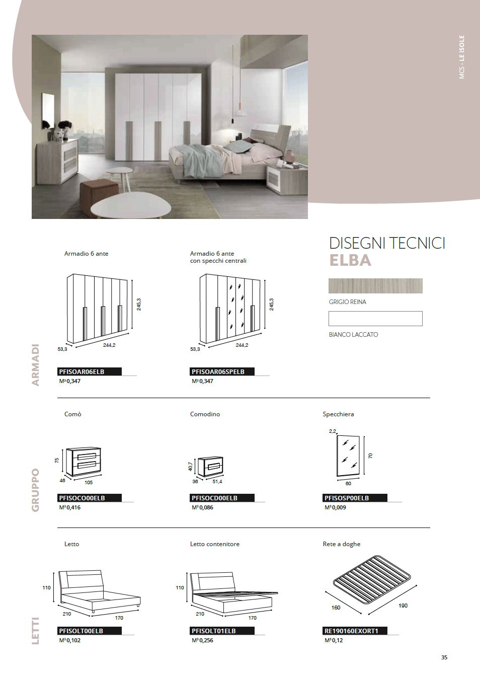 MCS - Elba Bed in Queen Size