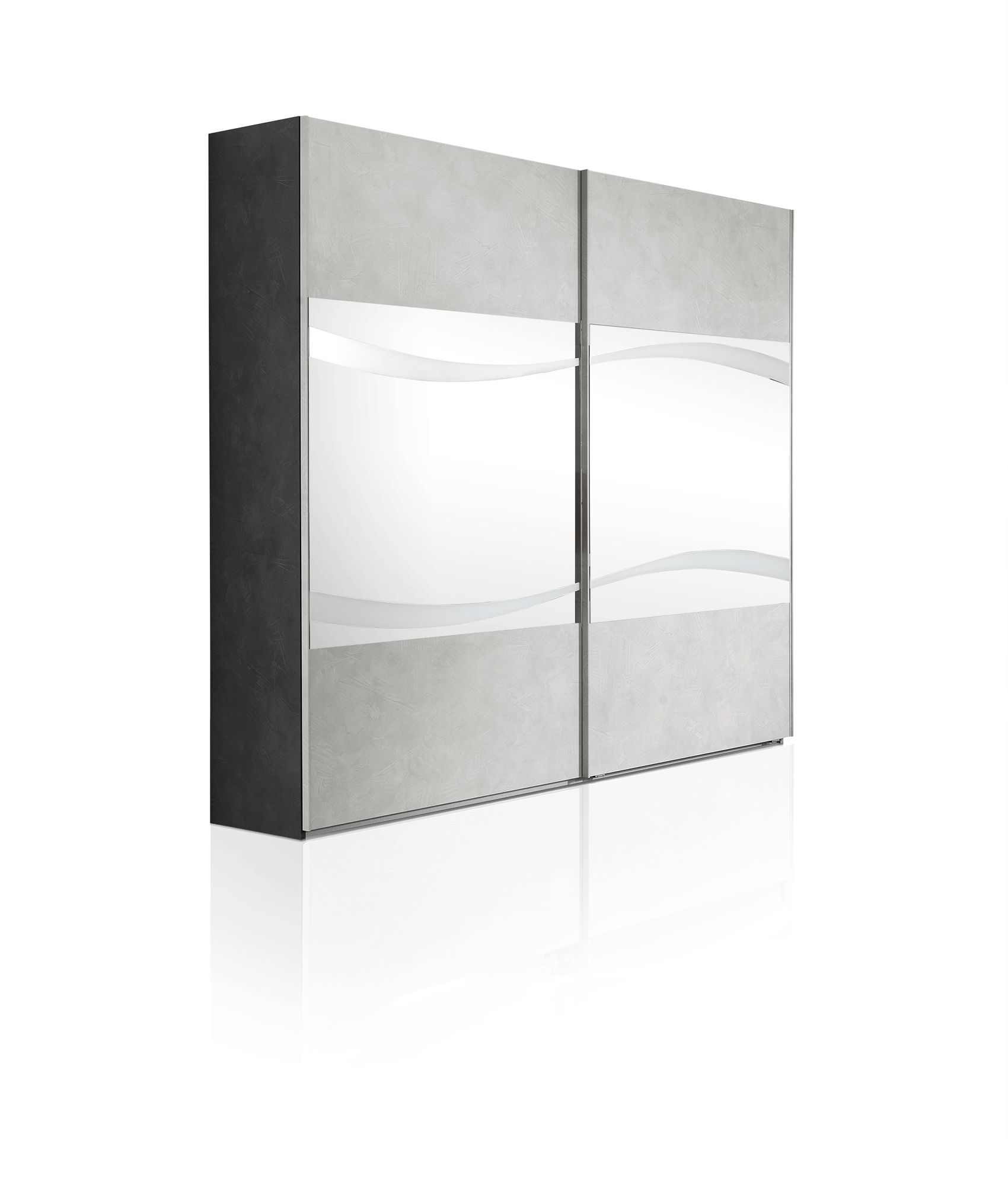 MCS - Nisida 2 Doors Wardrobe with Sliding Doors