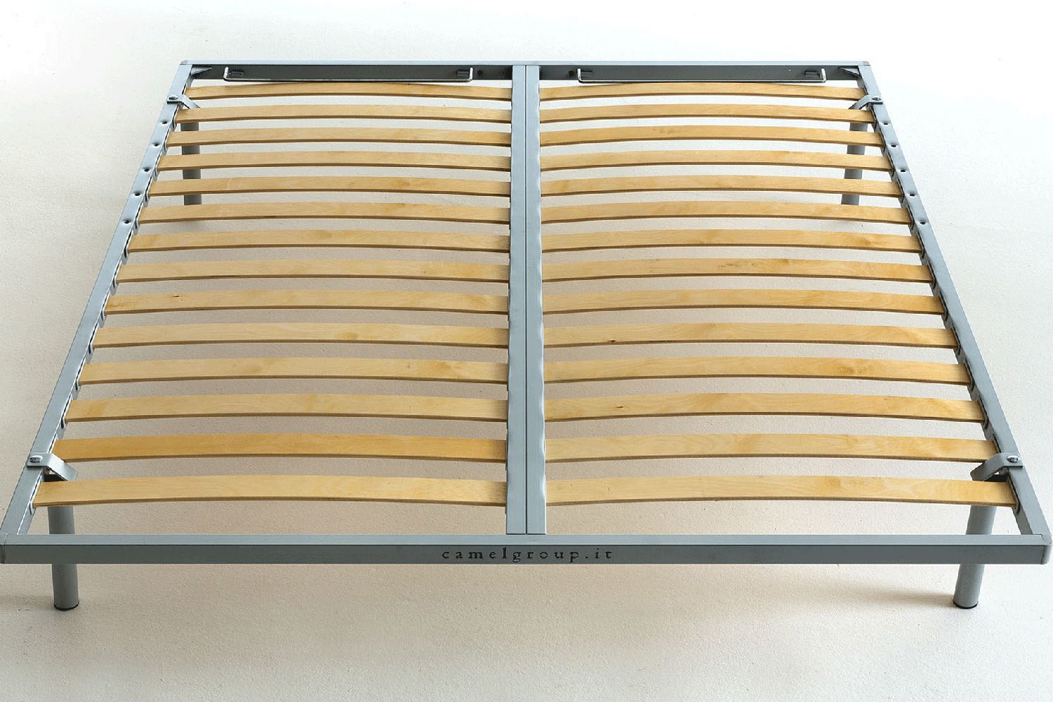 MCS - Camel Wooden Slats Frame Folded with Legs