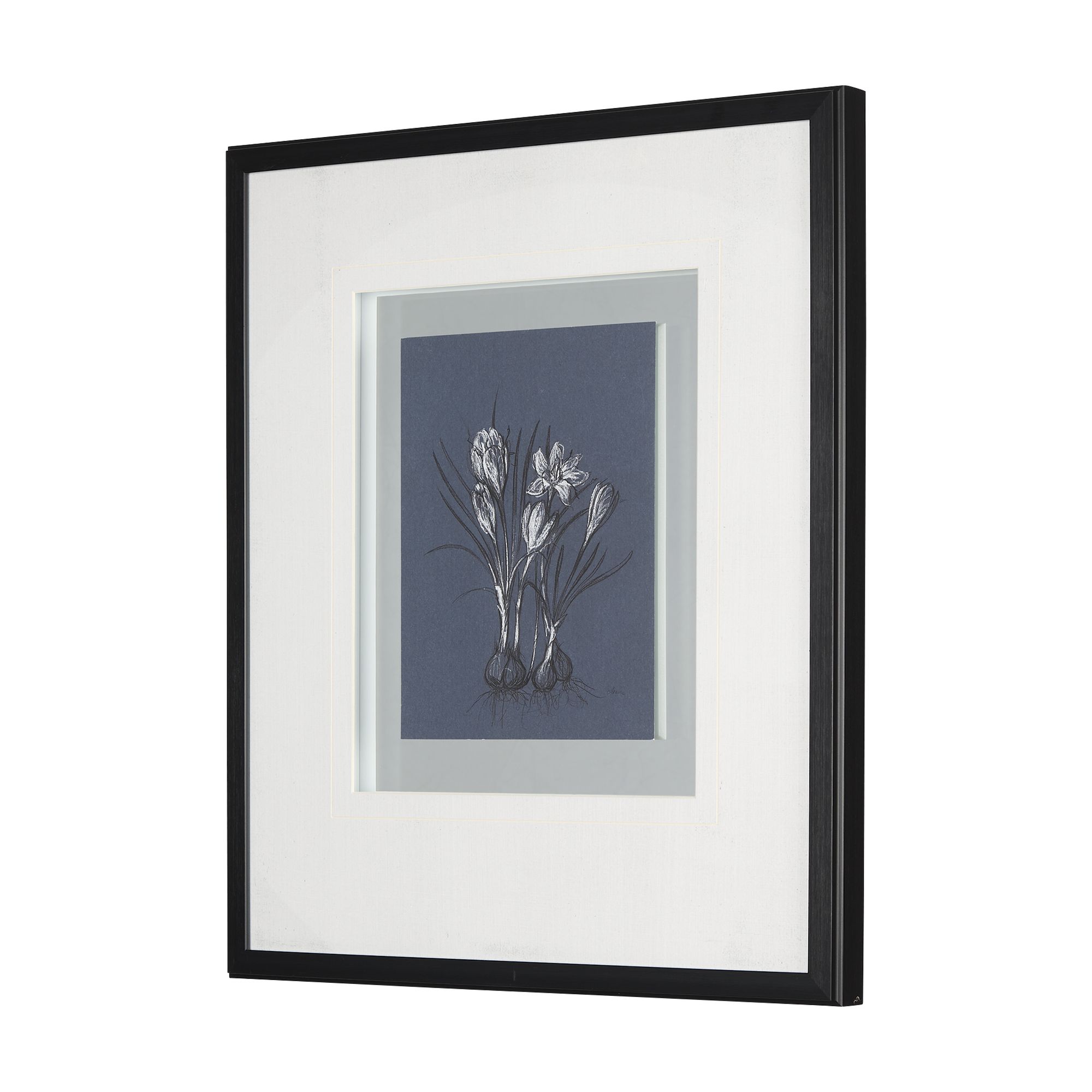 Mercana Botanical Sketches V - Blue, Medium