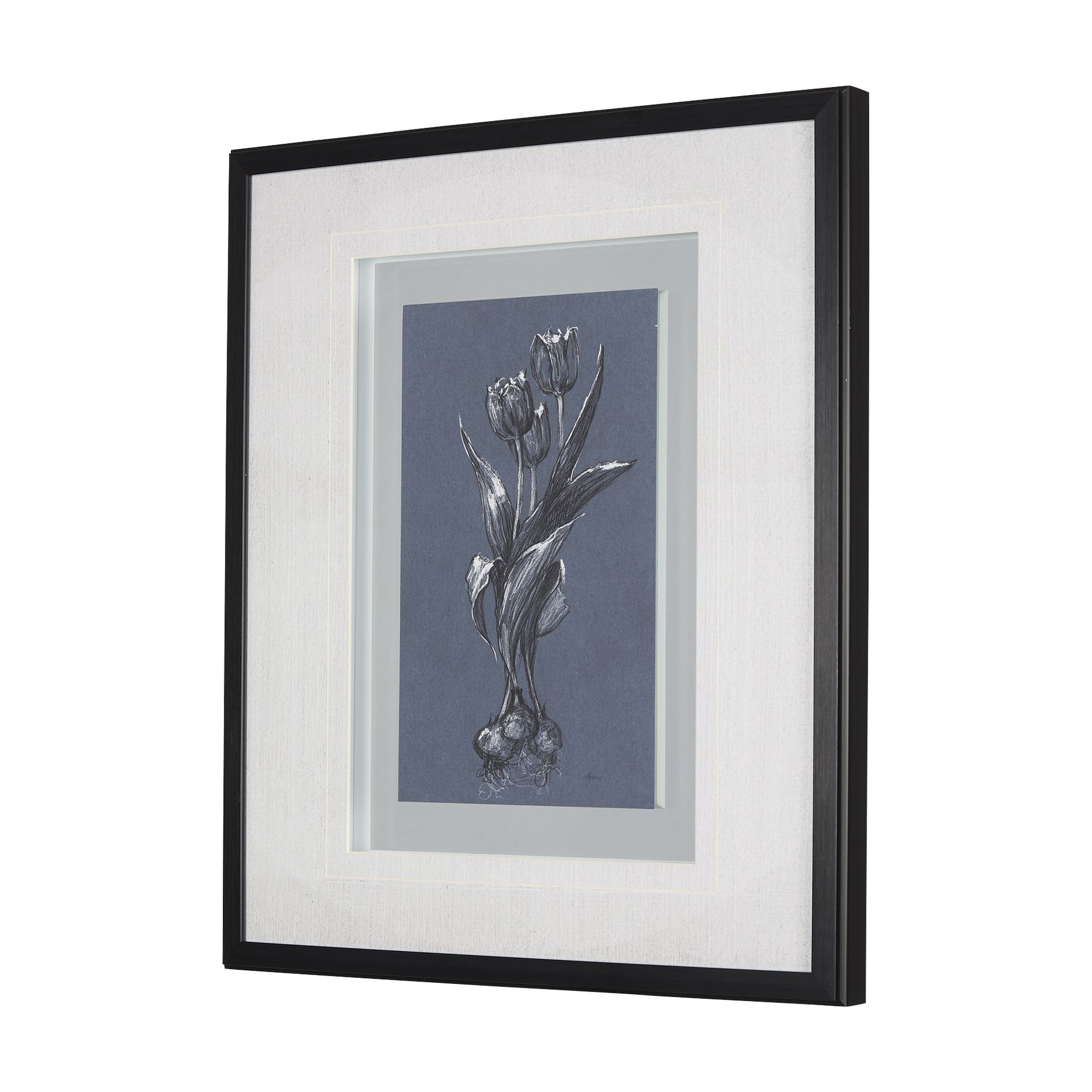 Mercana Botanical Sketches I - Blue, Medium