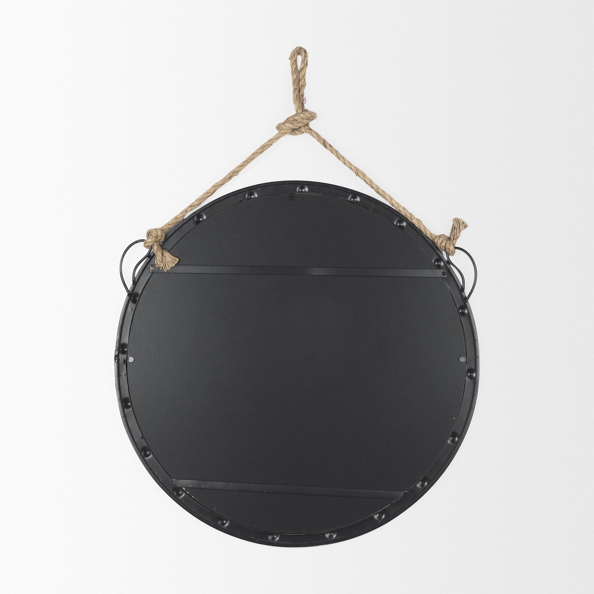 Mercana - Pendula Round Metal Frame Mirror