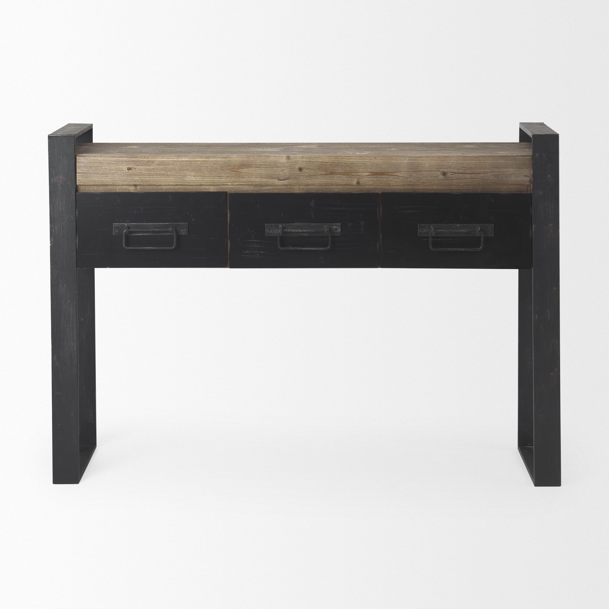 Mercana - Carga Console Table with 3 Shelves