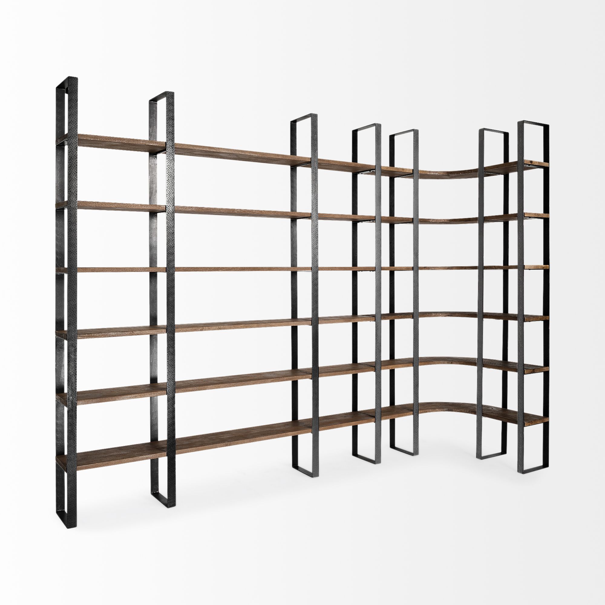 Mercana Turner II Shelving Unit - Dark Brown