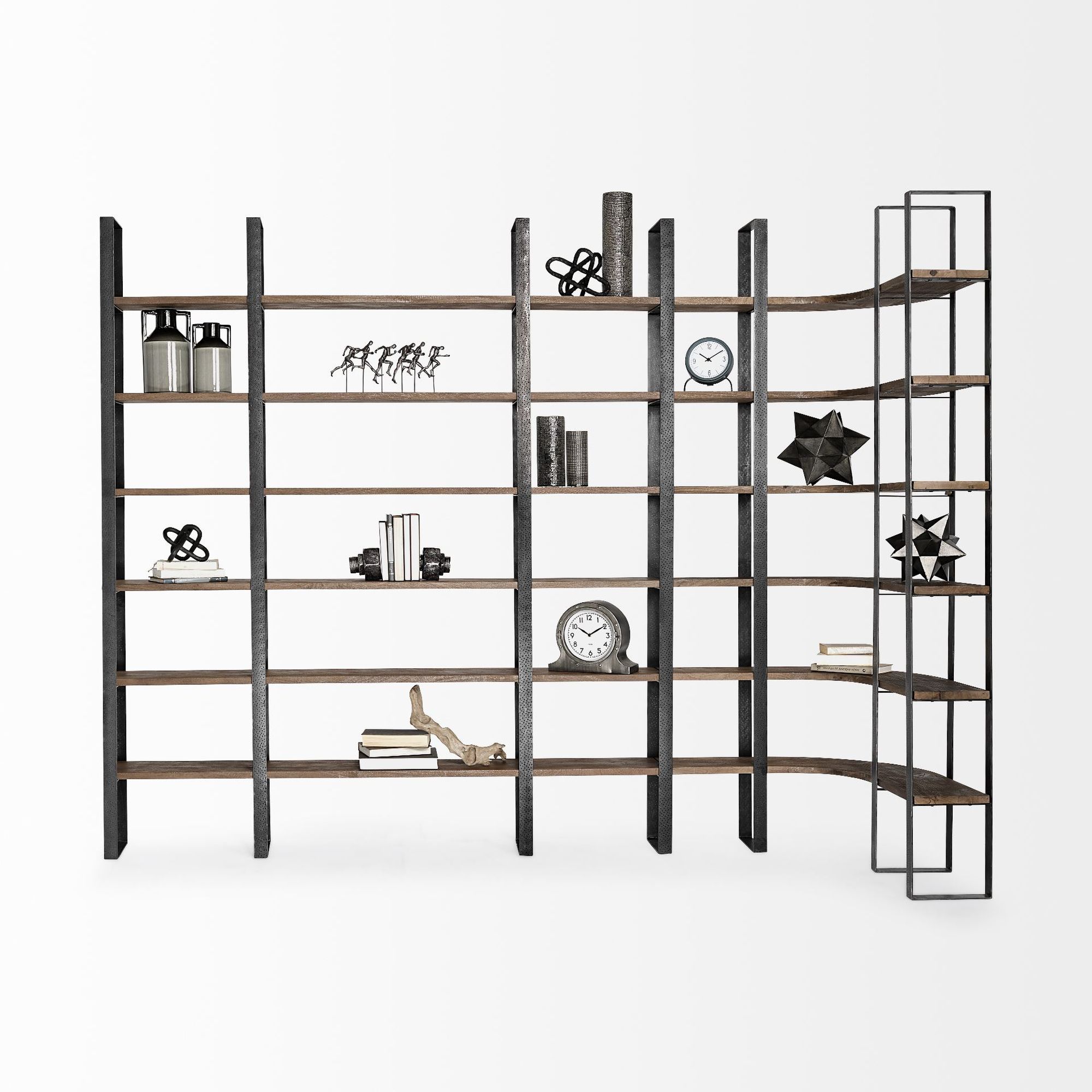 Mercana Turner II Shelving Unit - Dark Brown