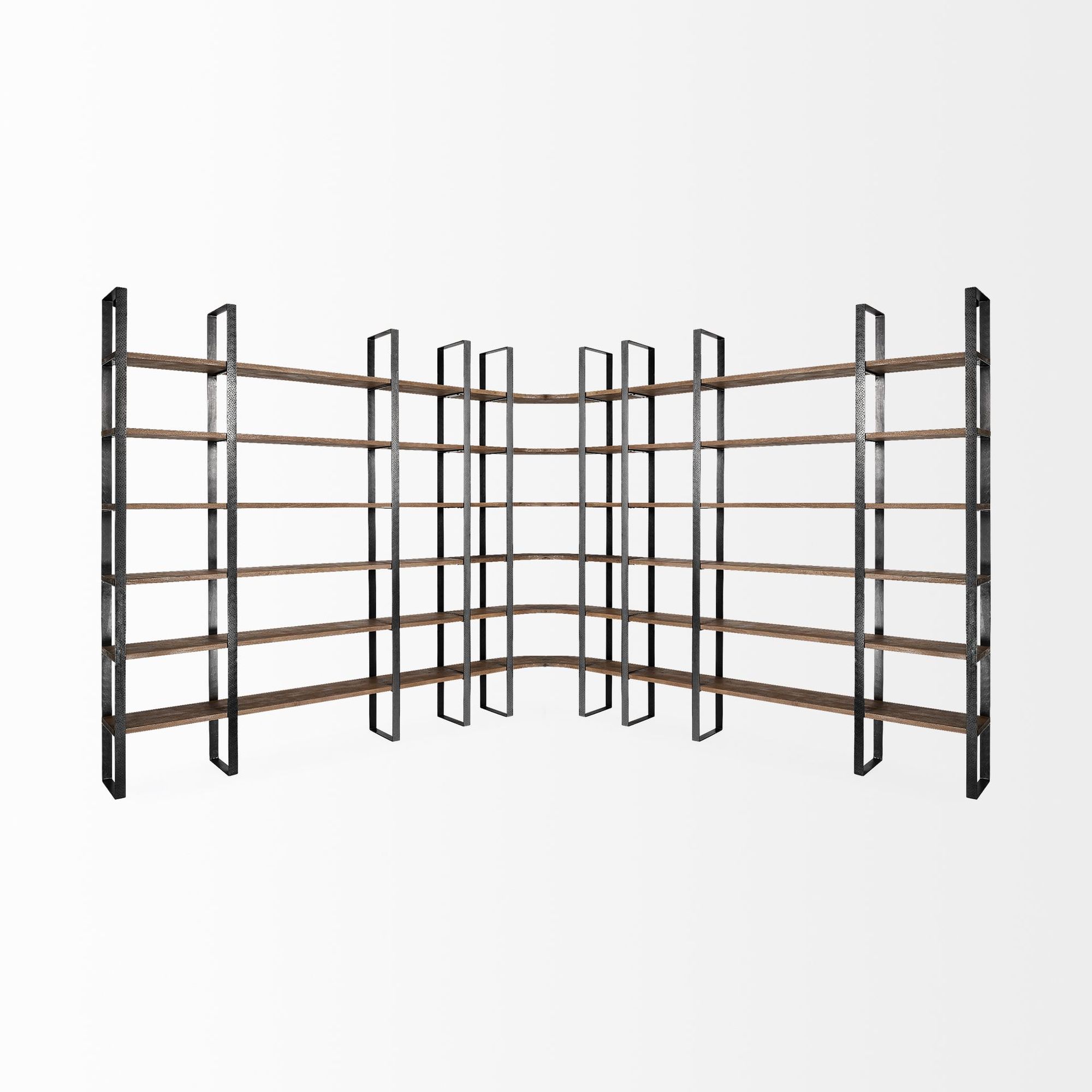 Mercana Turner II Shelving Unit - Dark Brown