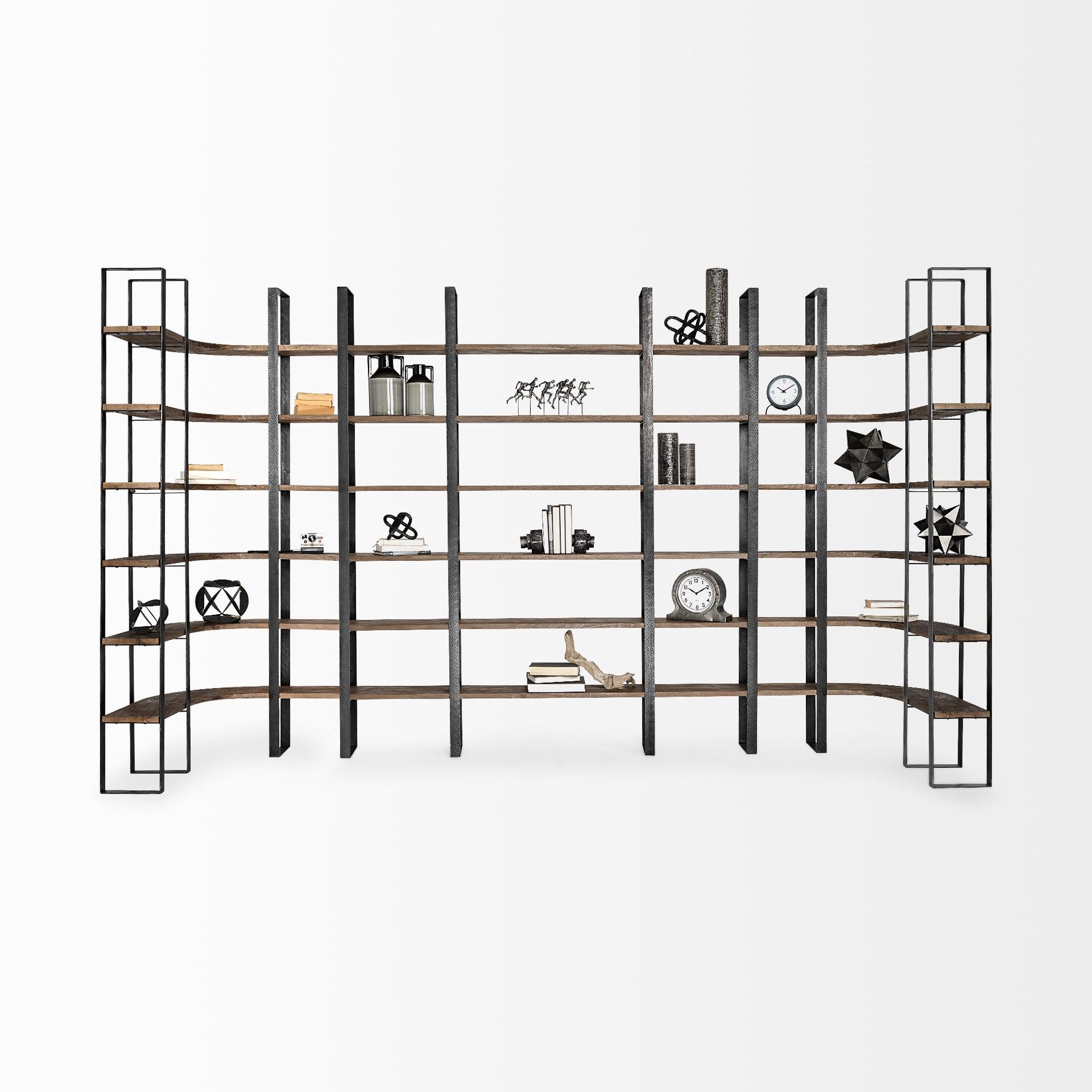 Mercana Turner II Shelving Unit - Dark Brown