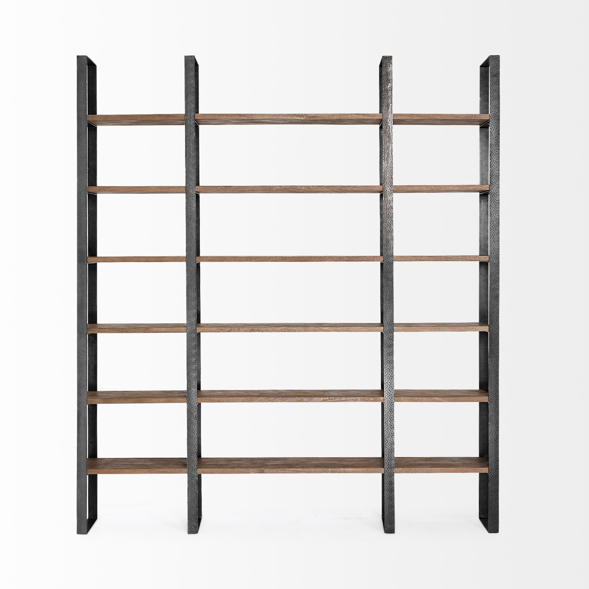 Mercana Taunton II Shelving Unit - Dark Brown/Black