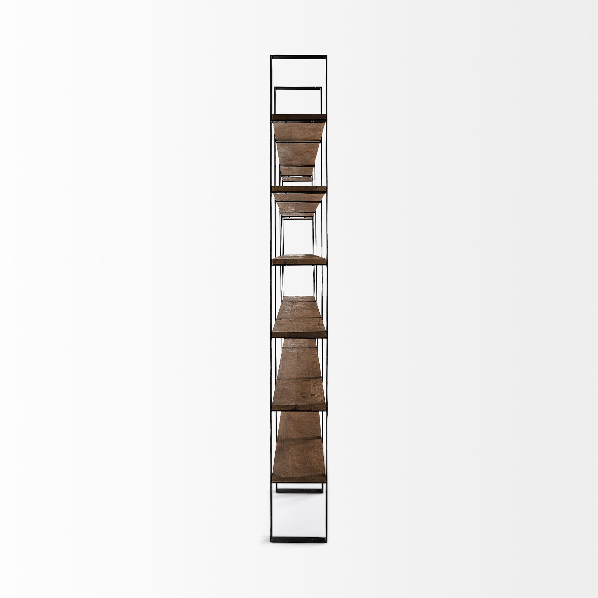 Mercana Taunton II Shelving Unit - Dark Brown/Black