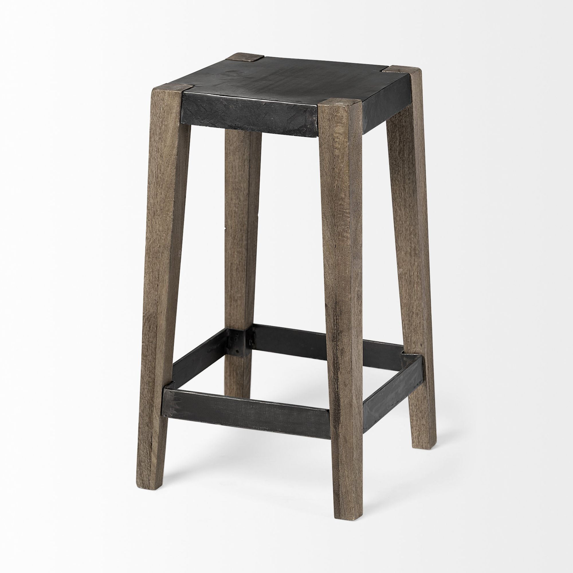 Mercana Nell 26" Counter Stool - Black/Brown