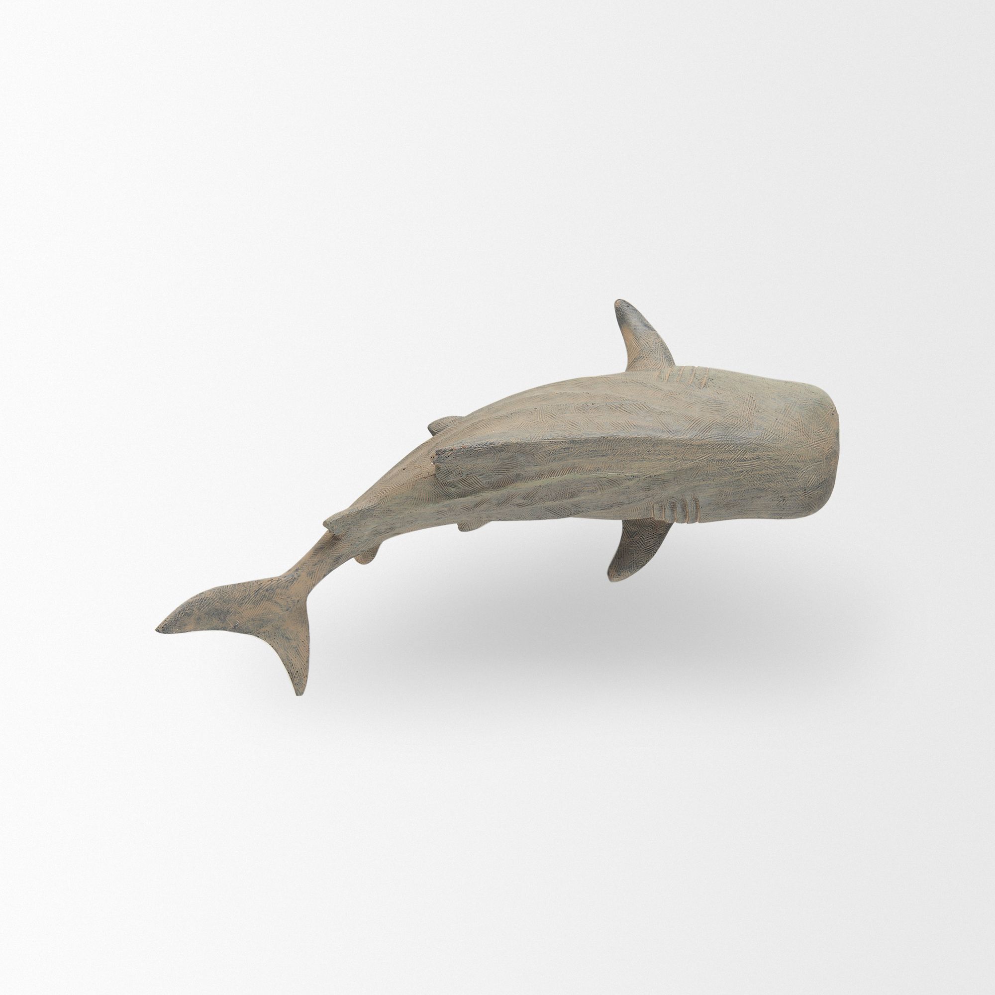 Mercana Willa Small Whale Shark sculpture - Brown