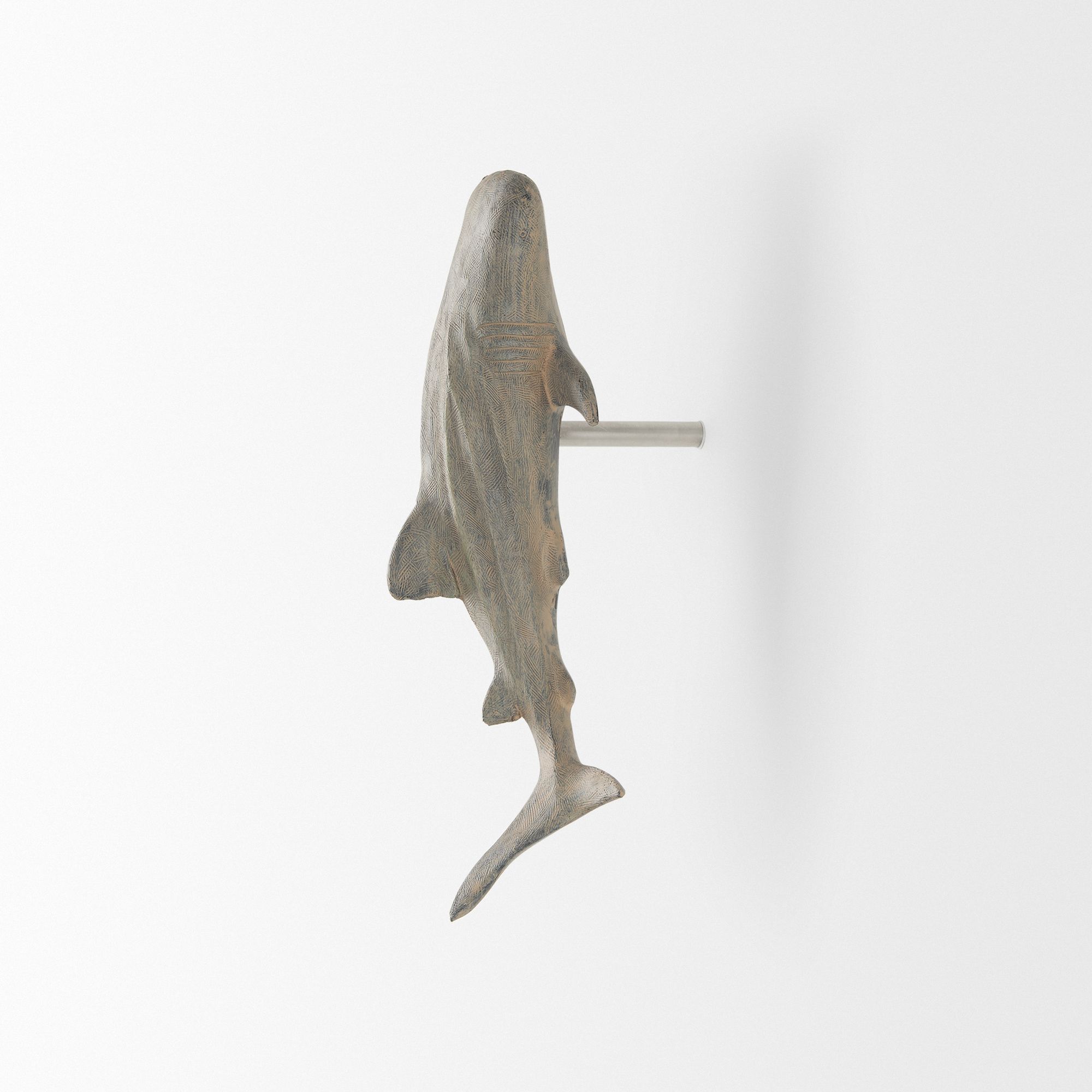 Mercana Willa Small Whale Shark sculpture - Brown