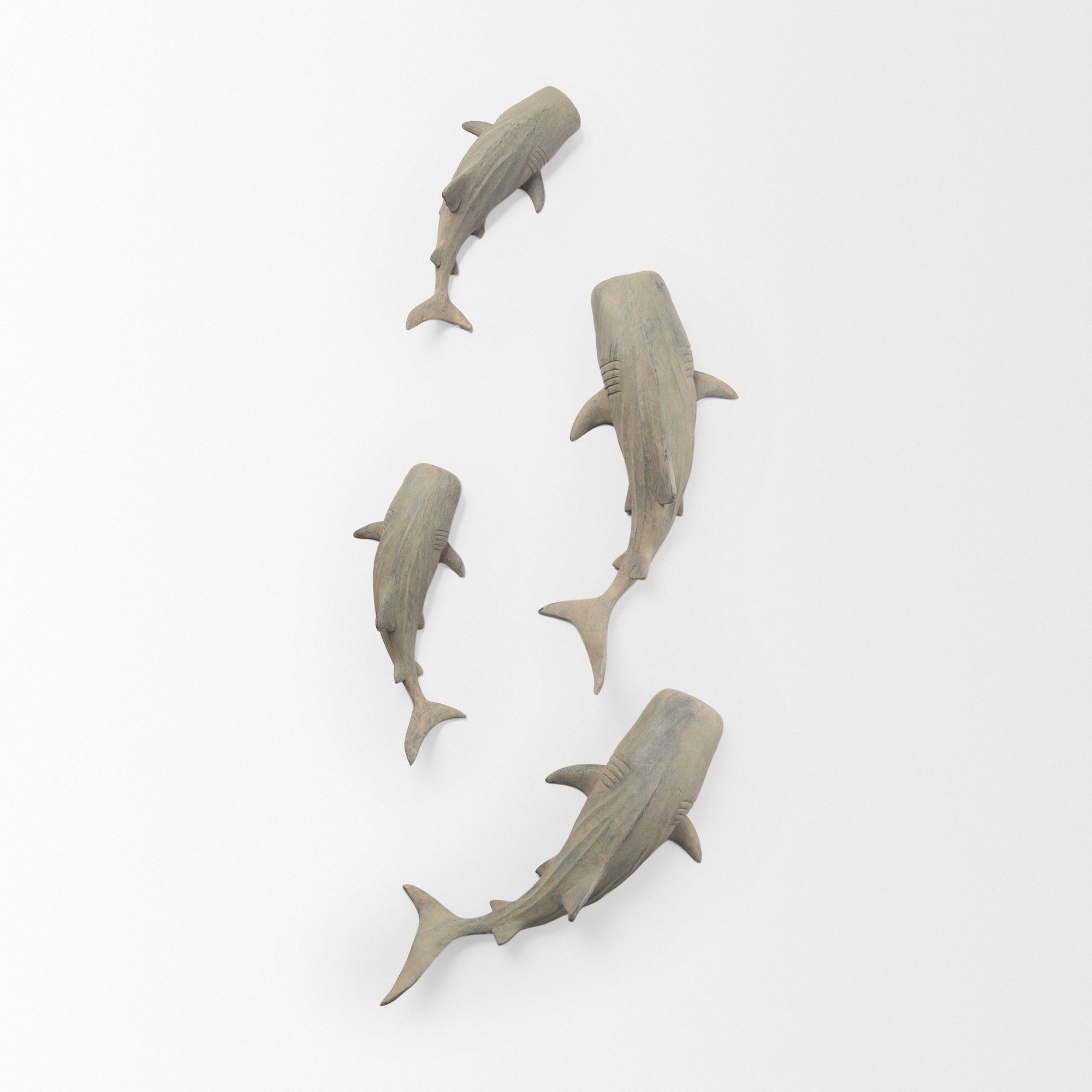 Mercana Willa Small Whale Shark sculpture - Brown