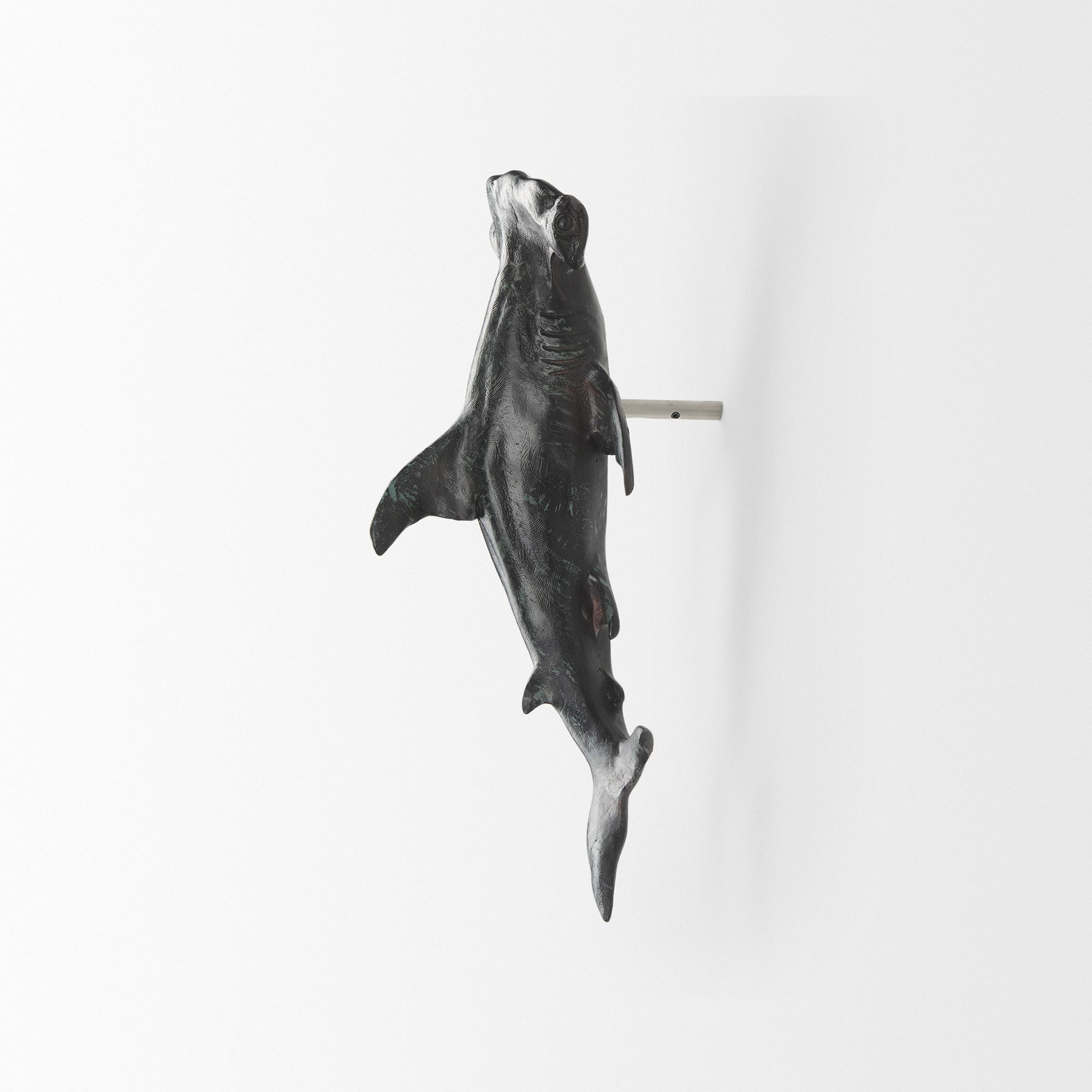 Mercana Acus 18H Small Hammerhead Shark Resin Wall Decor - Gray