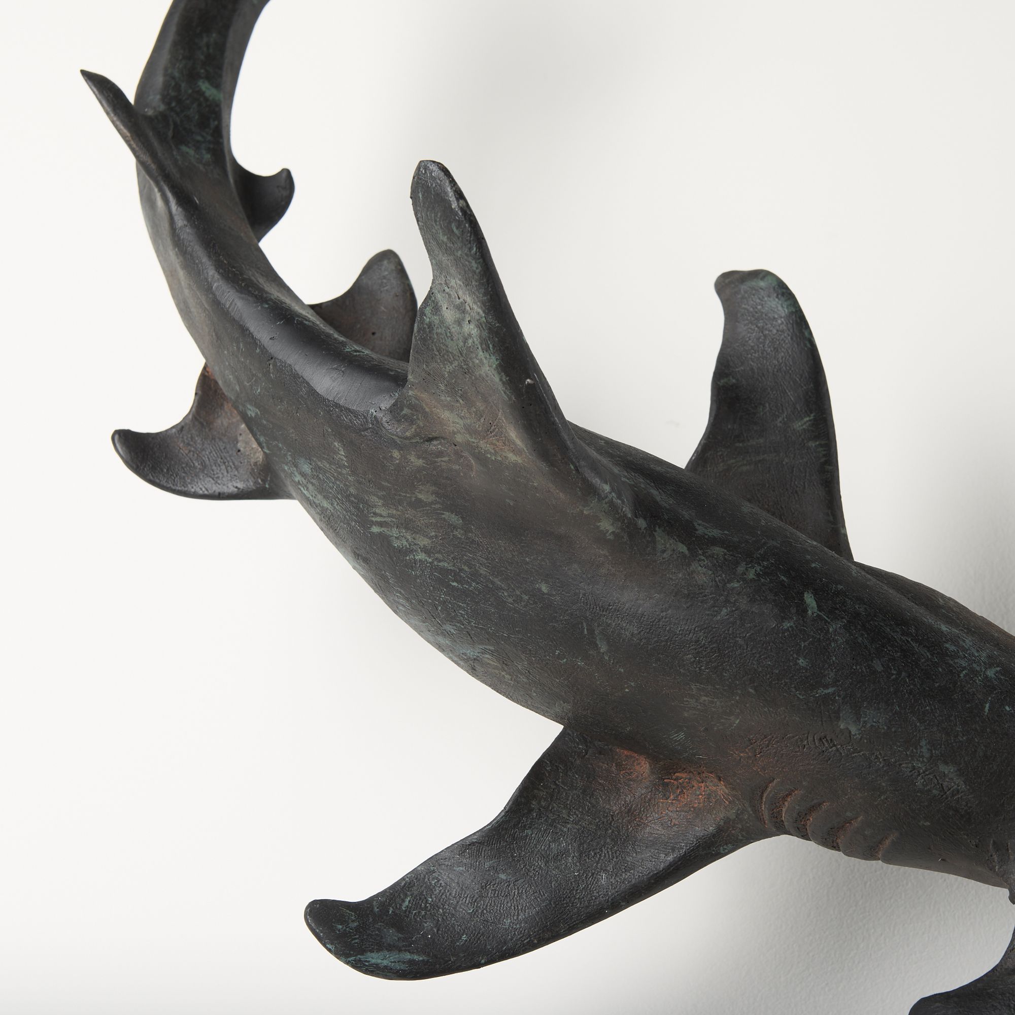 Mercana Acus 24H Large Hammerhead Shark Wall Decor - Gray