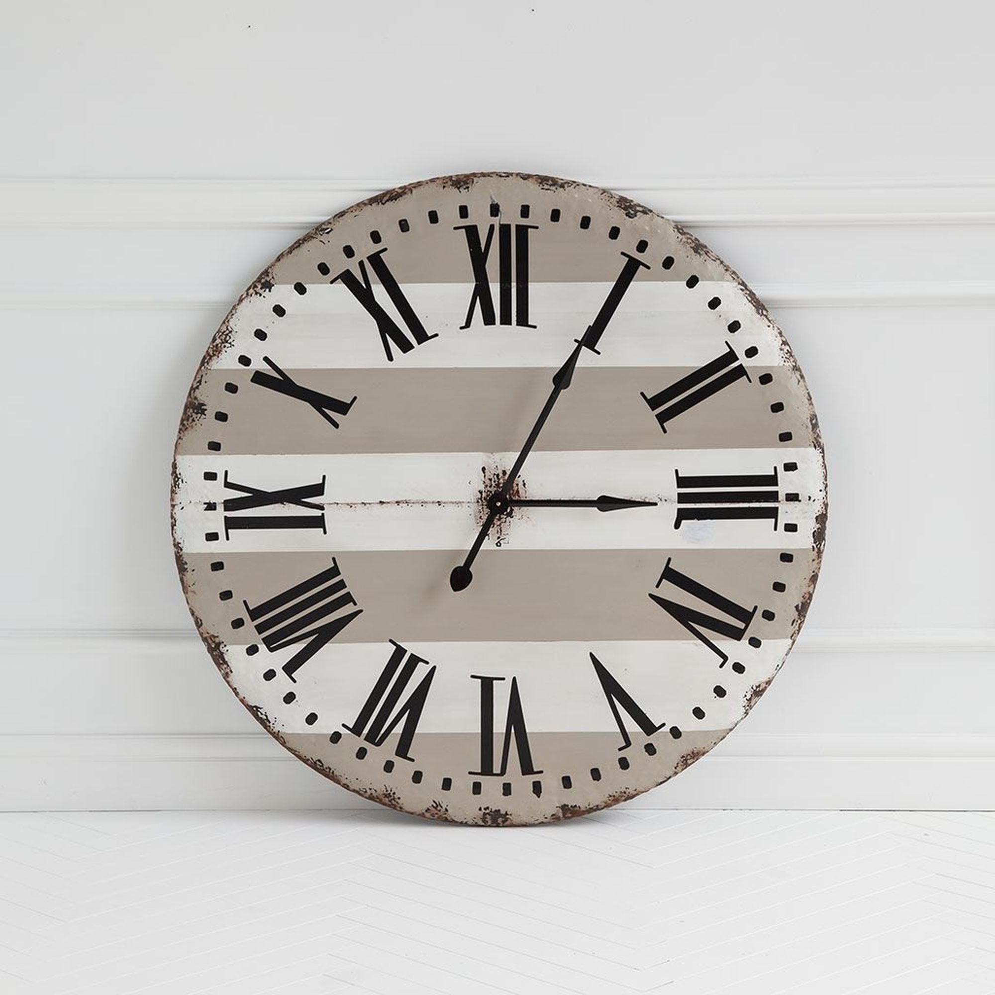 Mercana - Belton 41.5" Round Oversize Farmhouse Wall Clock