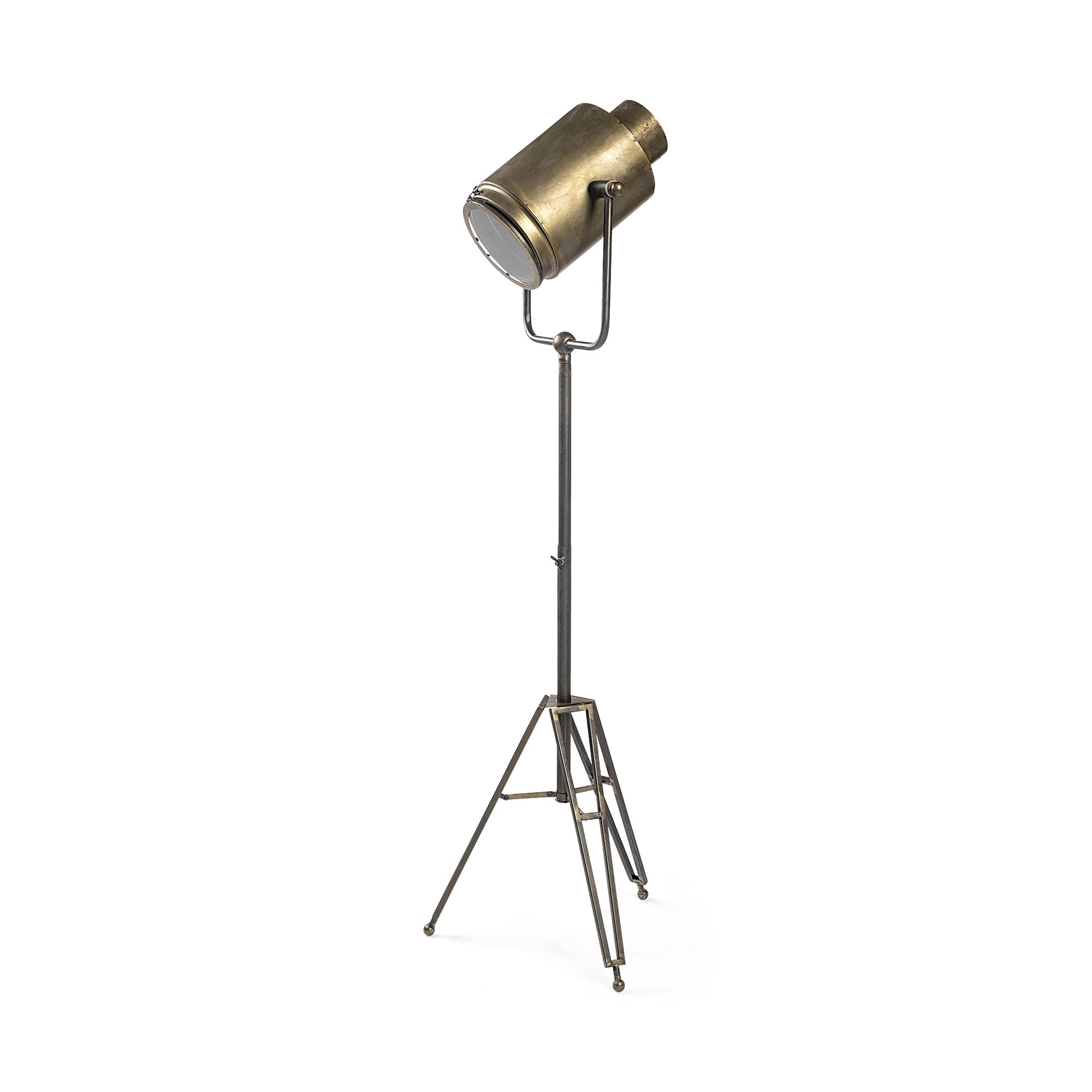 Mercana - Debdou Metal Adjustable Cinema-Style Floor Lamp