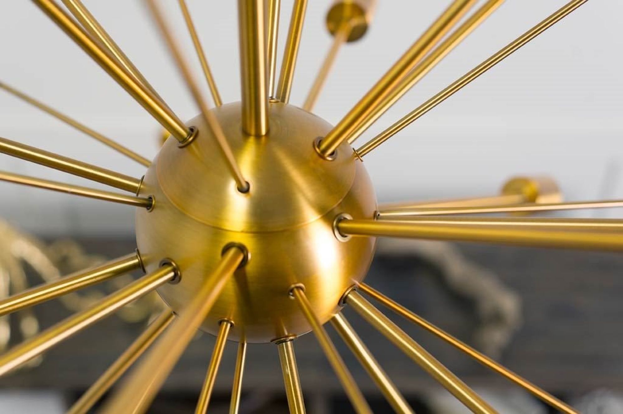 Mercana - Edisonna II Gold Sputnik Twenty Bulb Chandelier