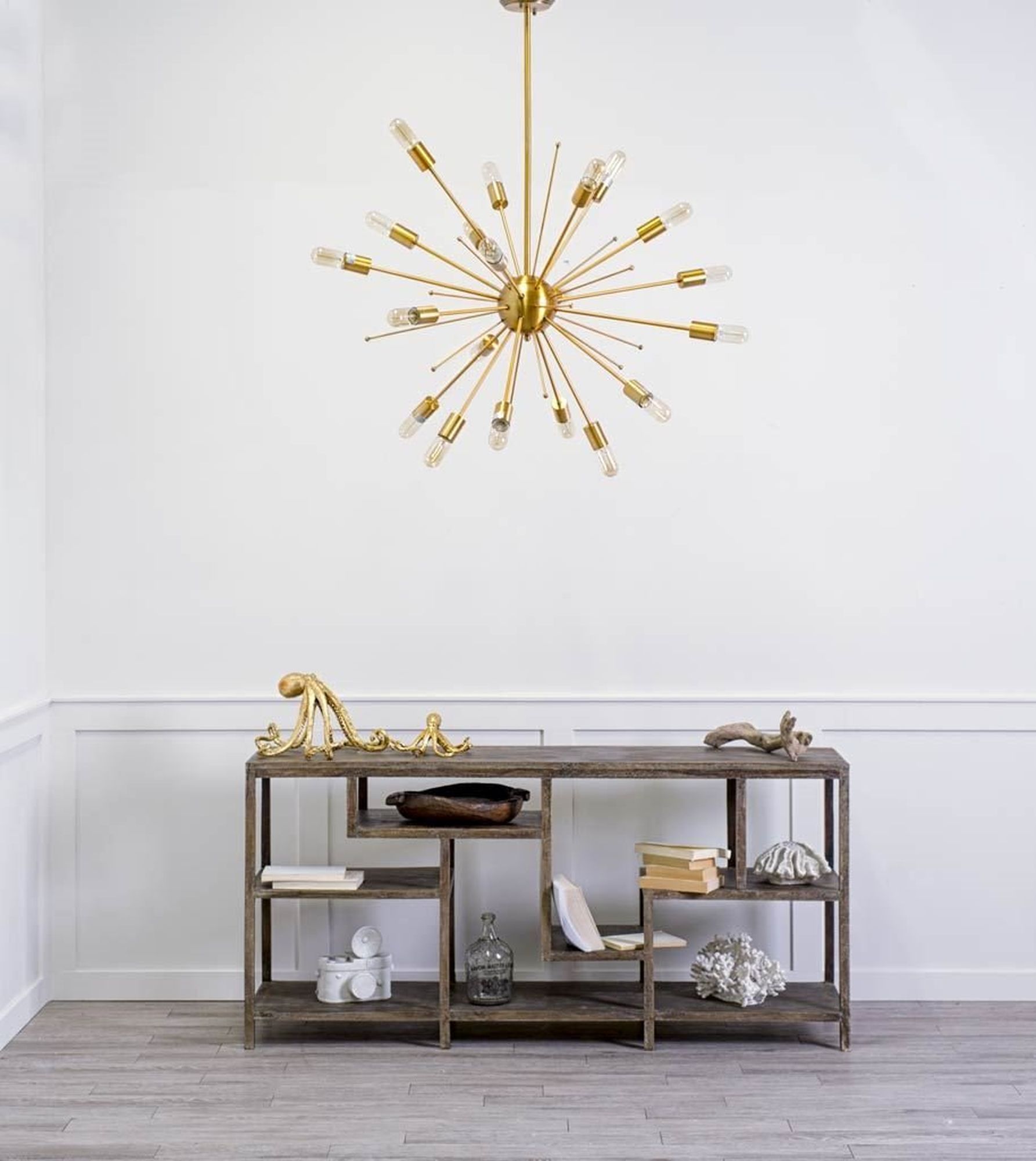 Mercana - Edisonna II Gold Sputnik Twenty Bulb Chandelier