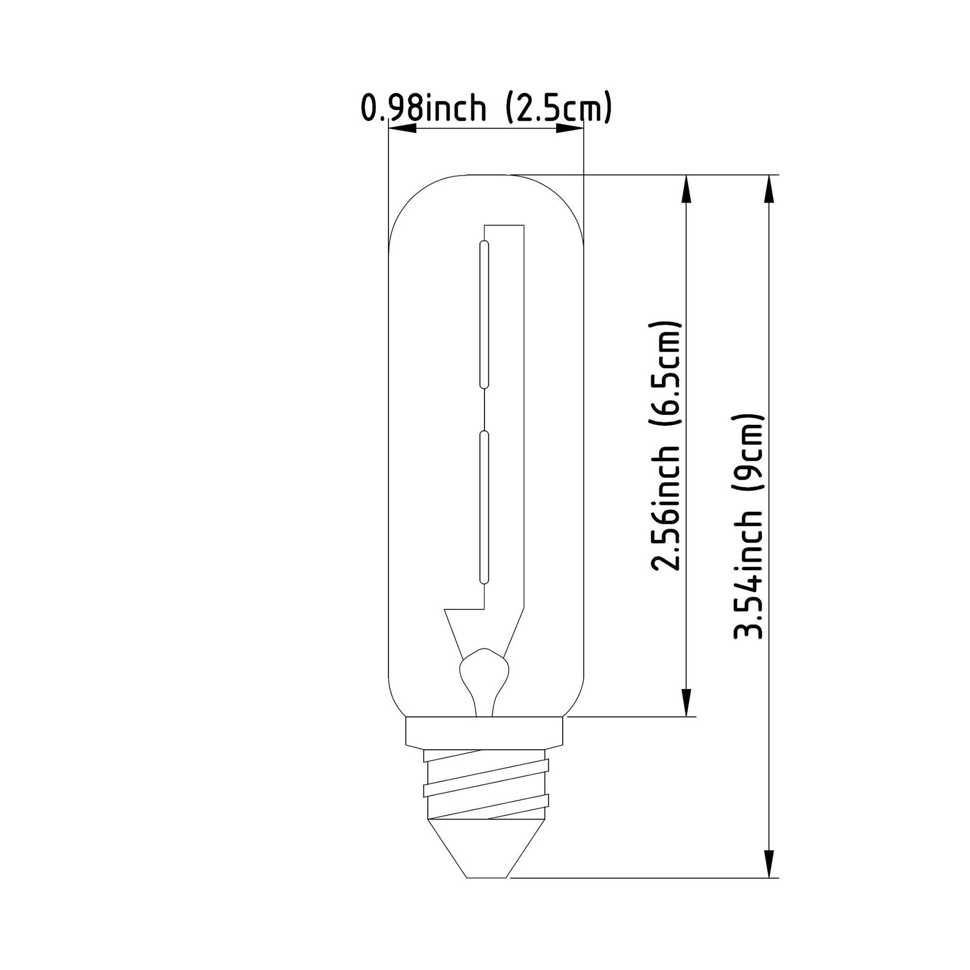 Mercana Filament E12 25W 3.5H Bulb