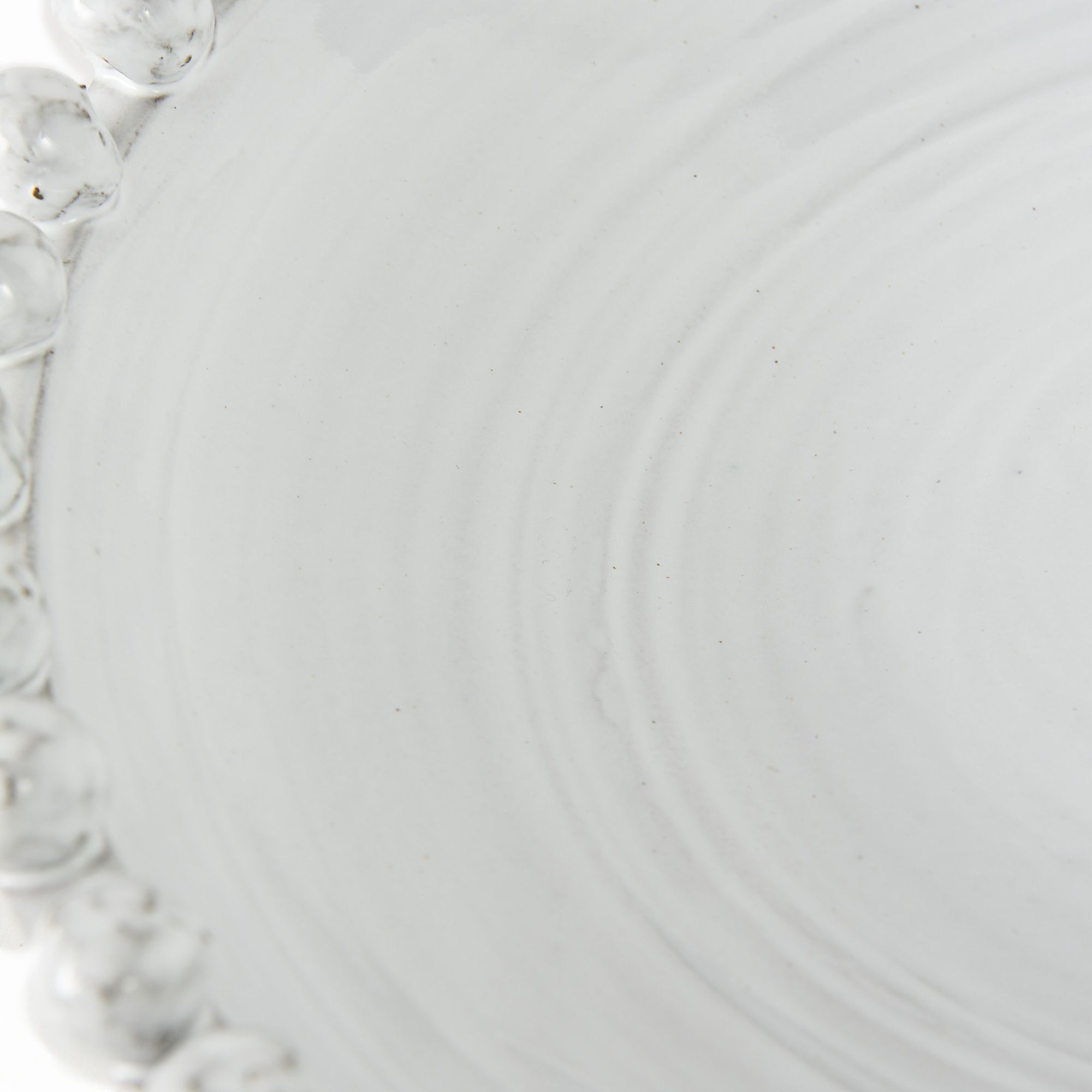 Mercana - Basin 16" Round Off-White Glazed Decorative Bowl