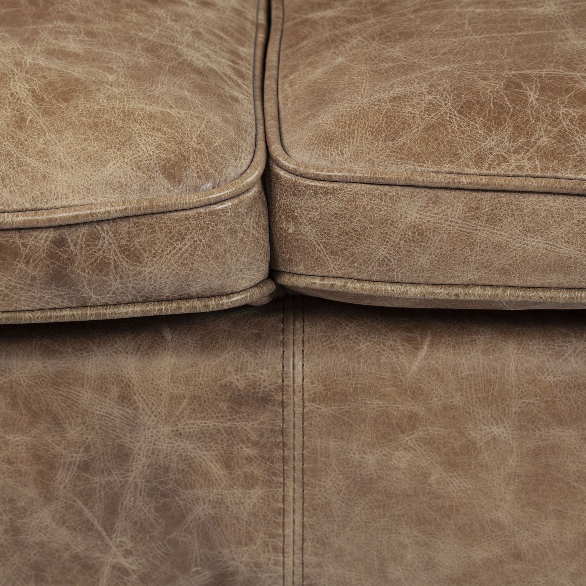 Mercana - Cobain 2 Seater Sofa in Brown, Leather