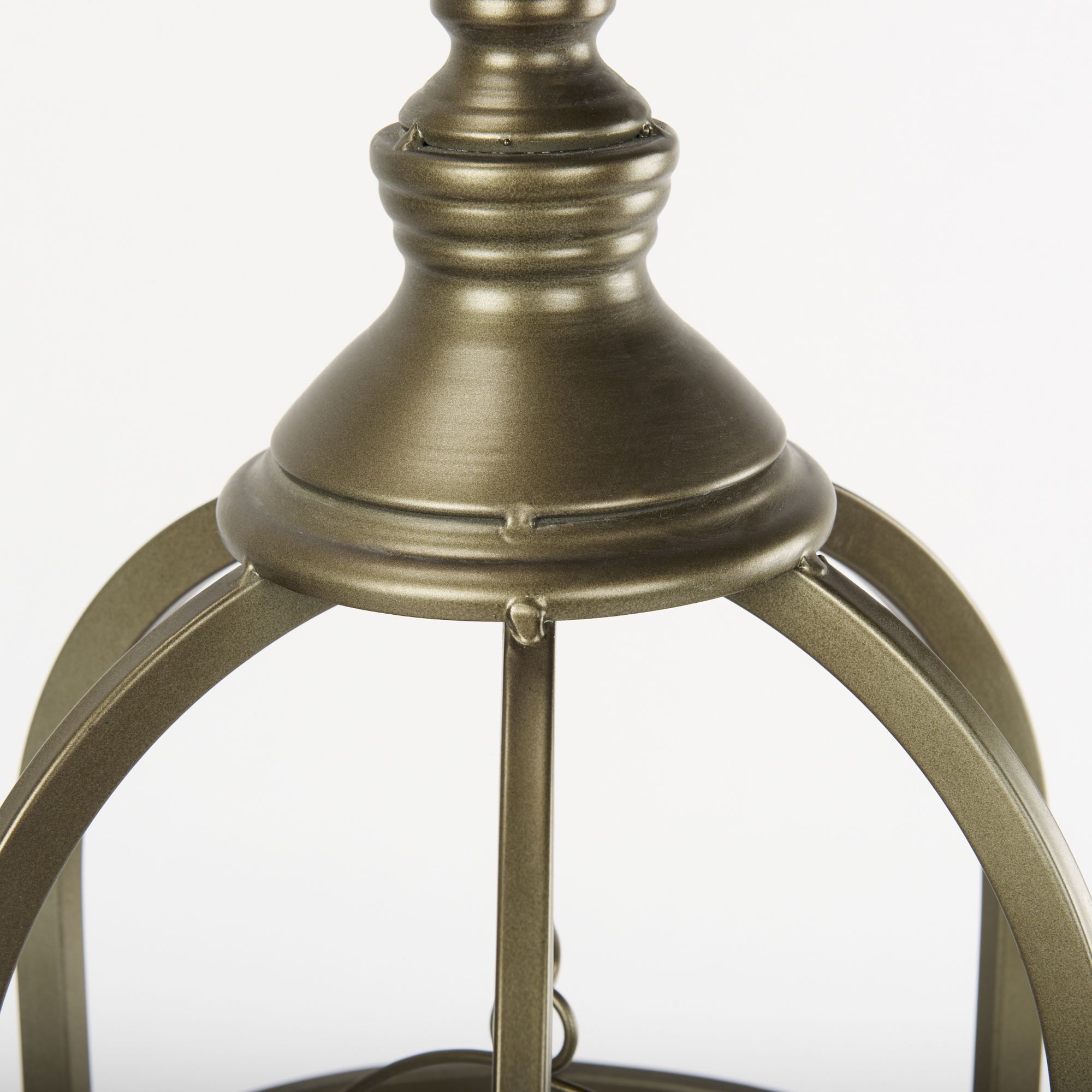 Mercana Gerson Large Candle Holder Lantern - Gold, Metal