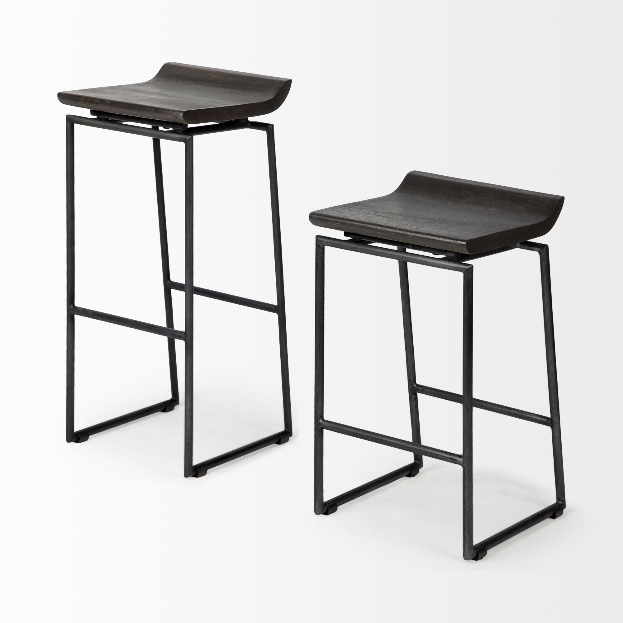 Mercana Givens 32" Counter Stool - Brown/Black