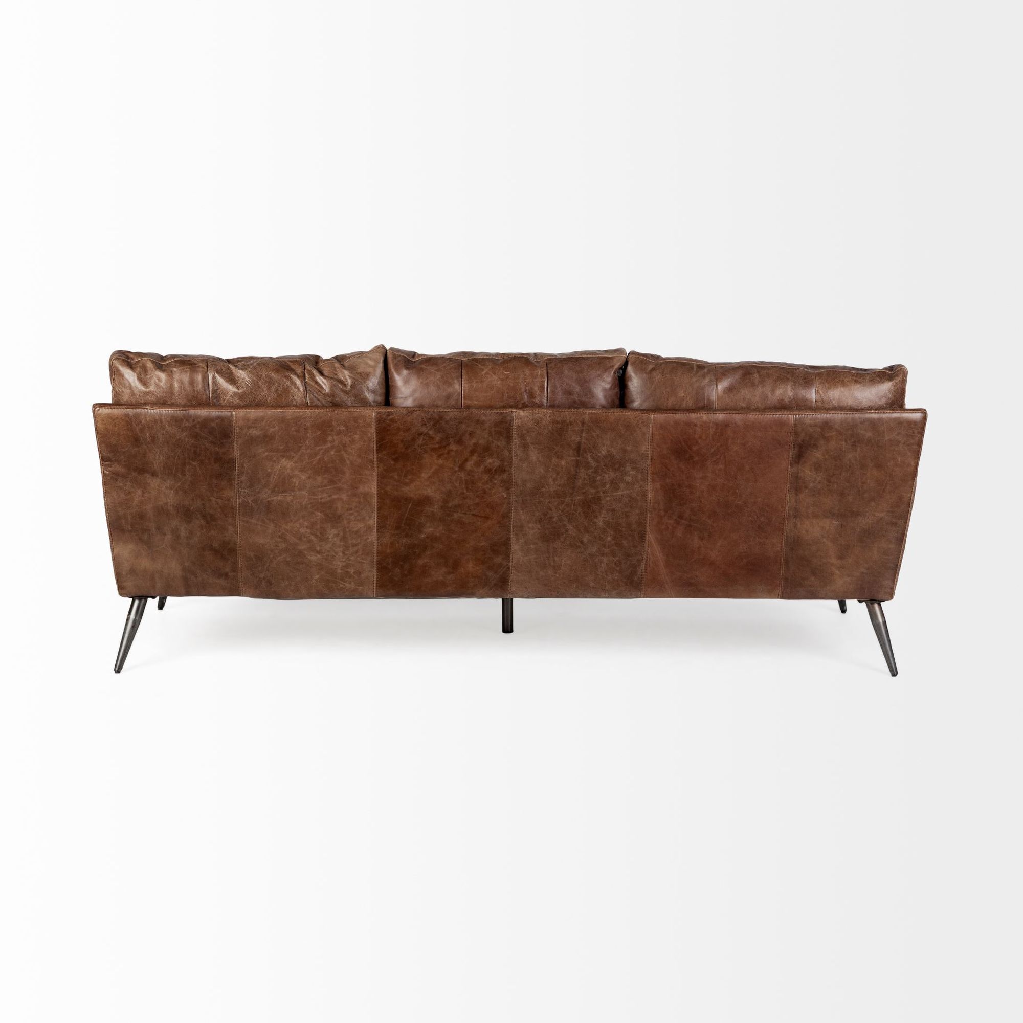 Mercana Cochrane 3 Seater Sofa - Brown, Leather