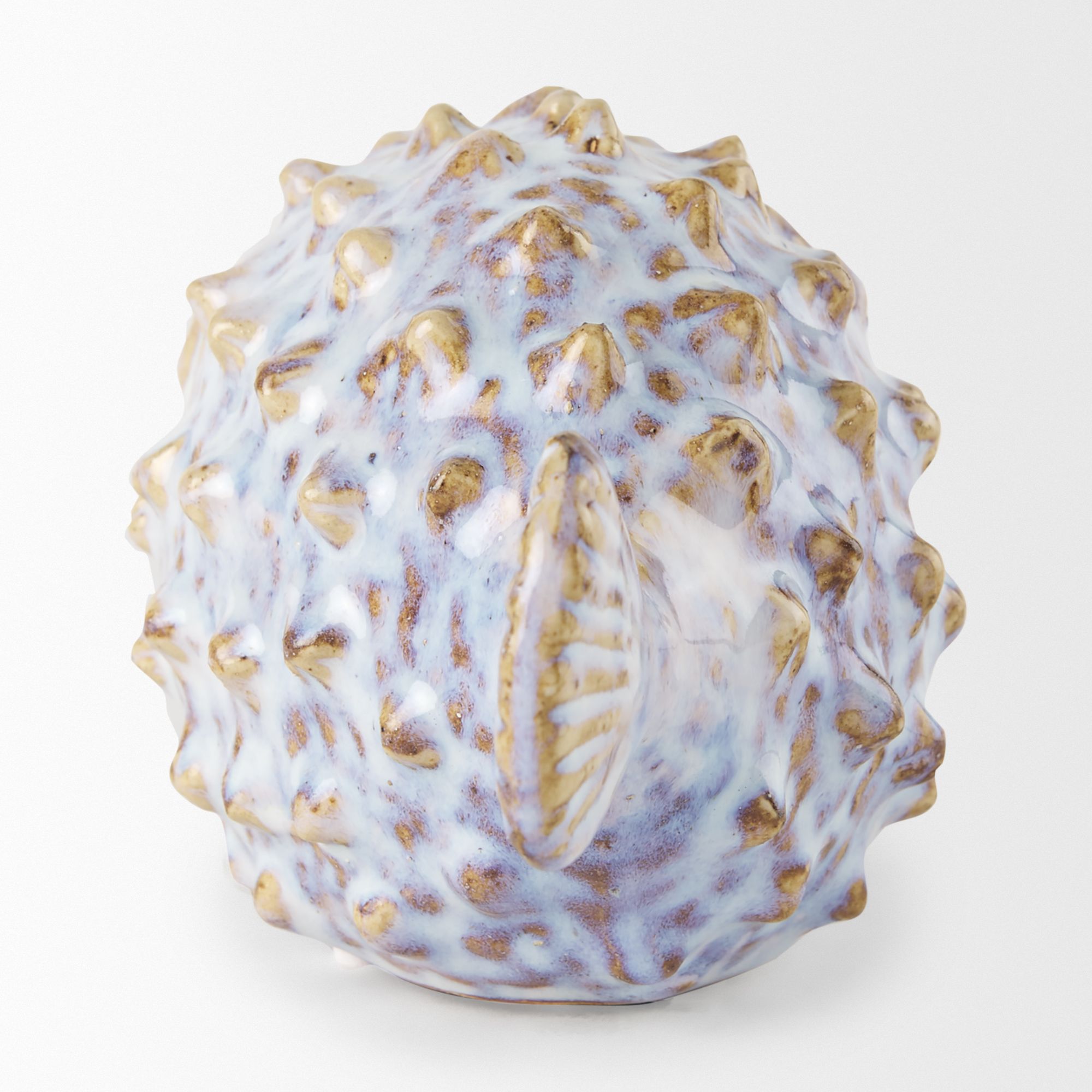 Mercana Spike I Small 8L x 4W Ceramic Puffer Fish - White