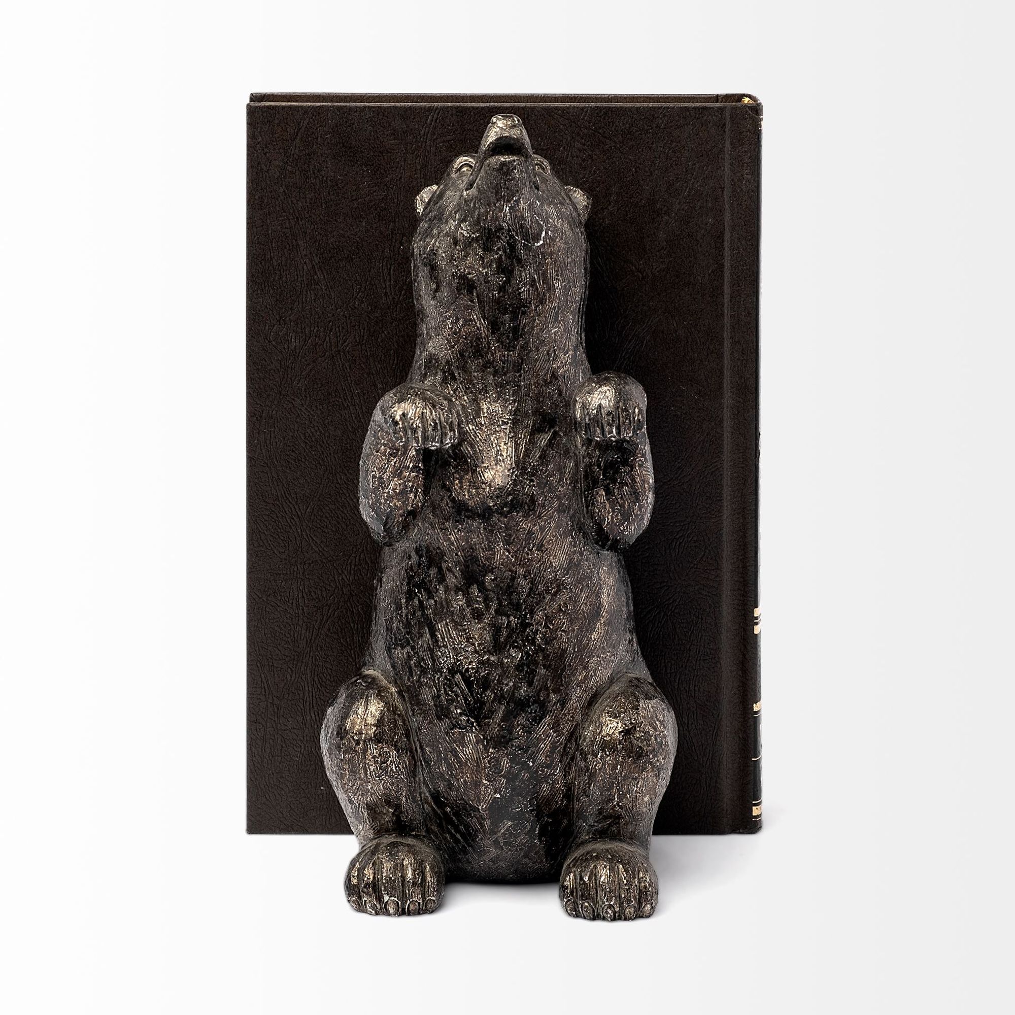 Mercana - Sleuth 9L x 8W Grizzly Bear Bookends (Set of 2)