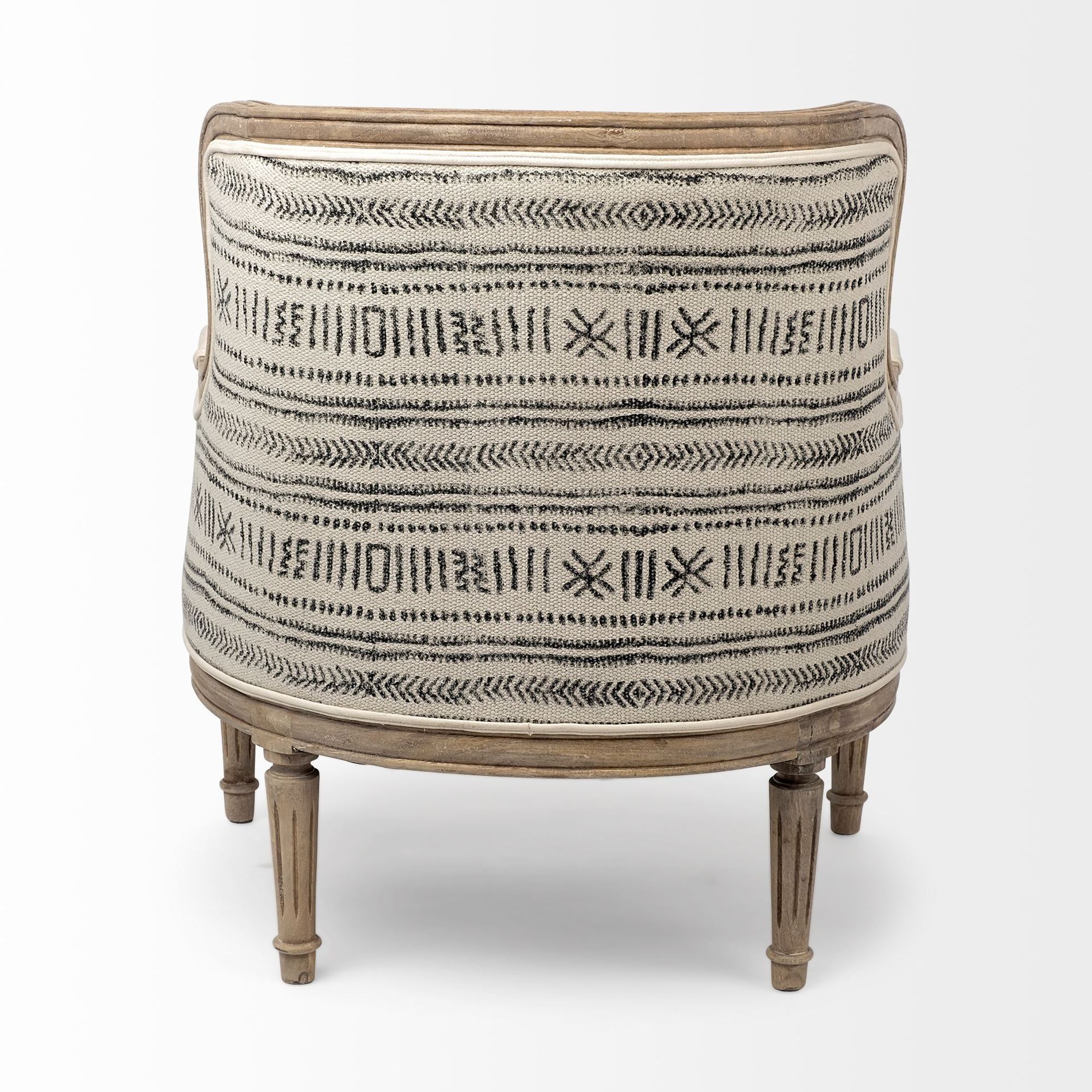 Mercana - Elizabeth Accent Chair in Cream, Fabric