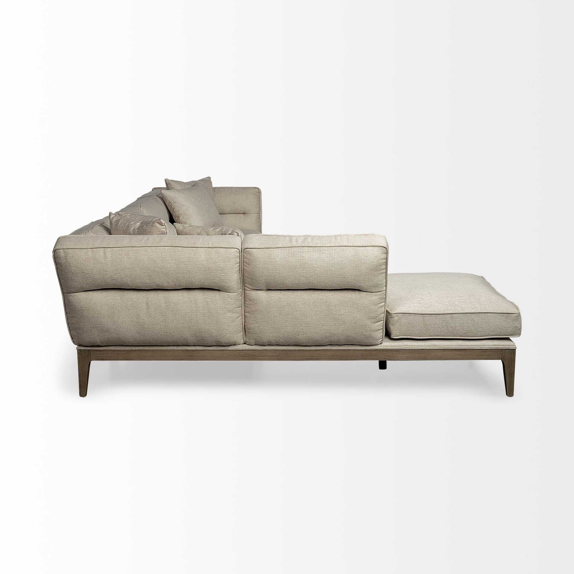 Mercana Denali Left Chaise Sectional - Beige