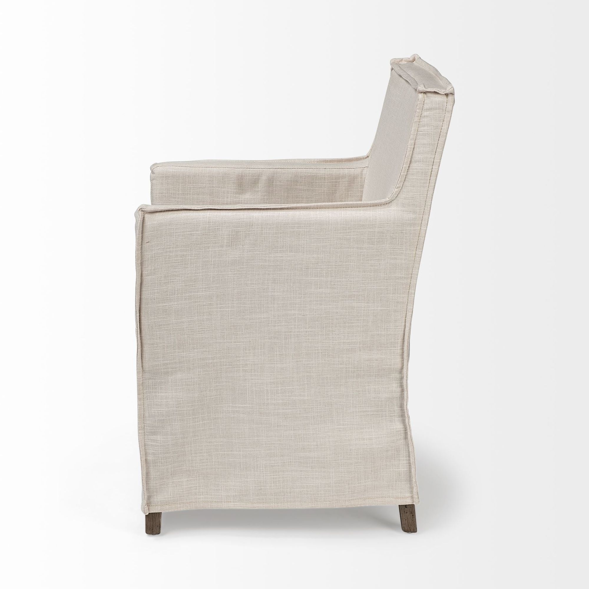 Mercana Elbert II Square Arms Dining Chair - Cream