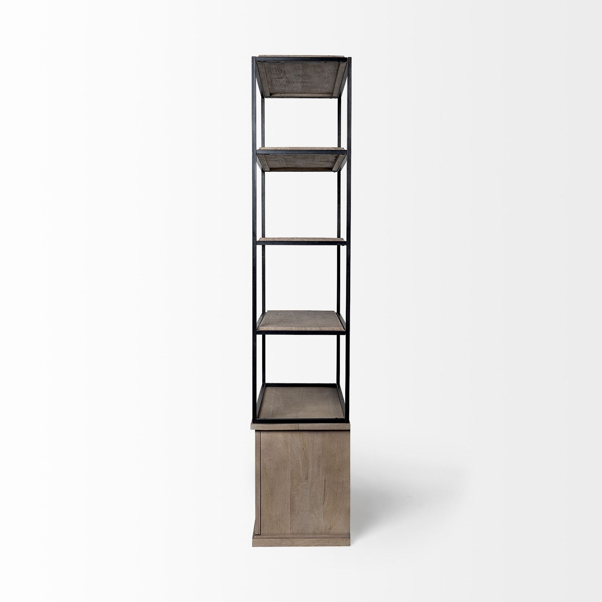 Mercana Braxton II Small Shelving Unit - Light Brown, Wood