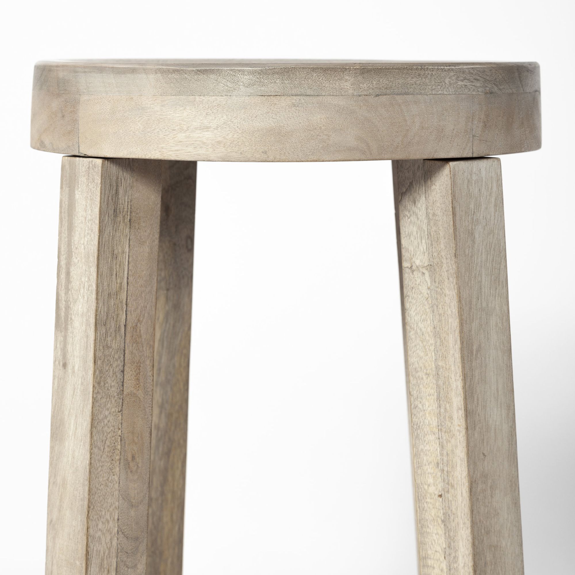 Mercana Brahma 26" Counter Stool - Whitewash