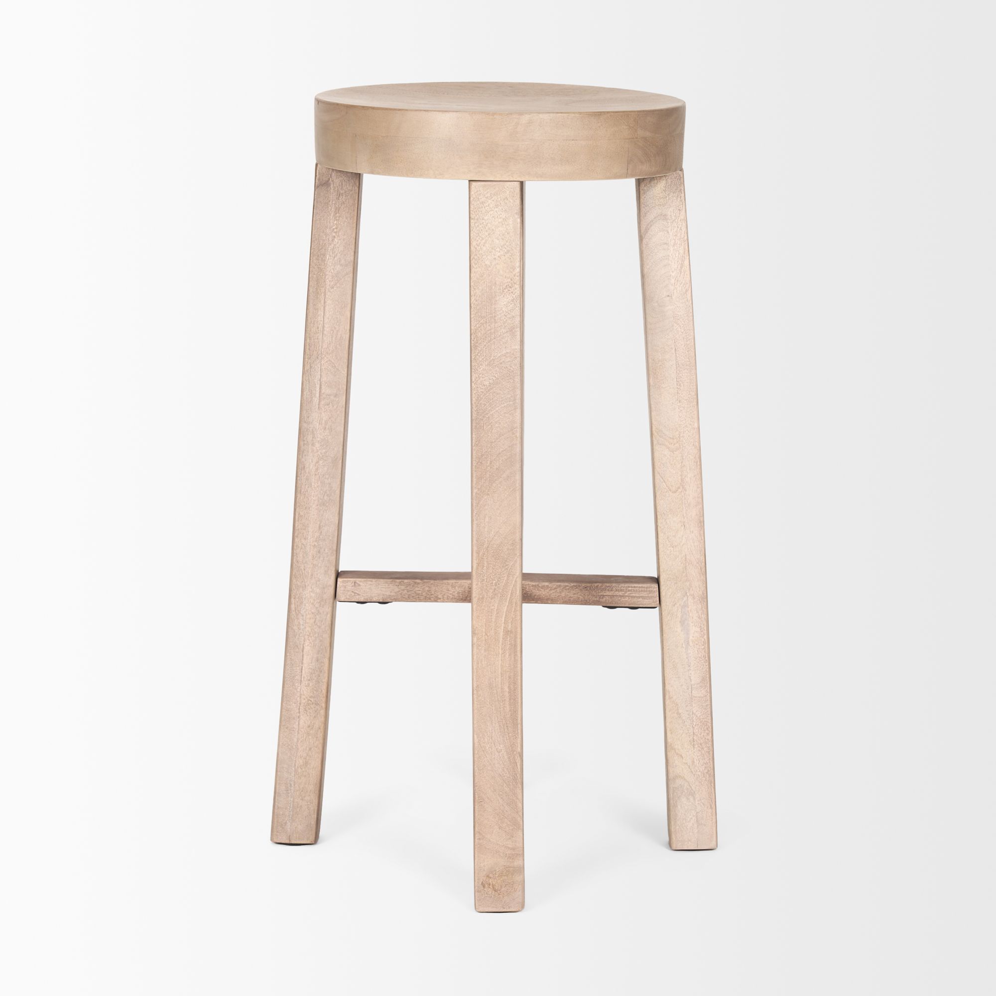 Mercana Brahma 30" Counter Stool - Whitewash