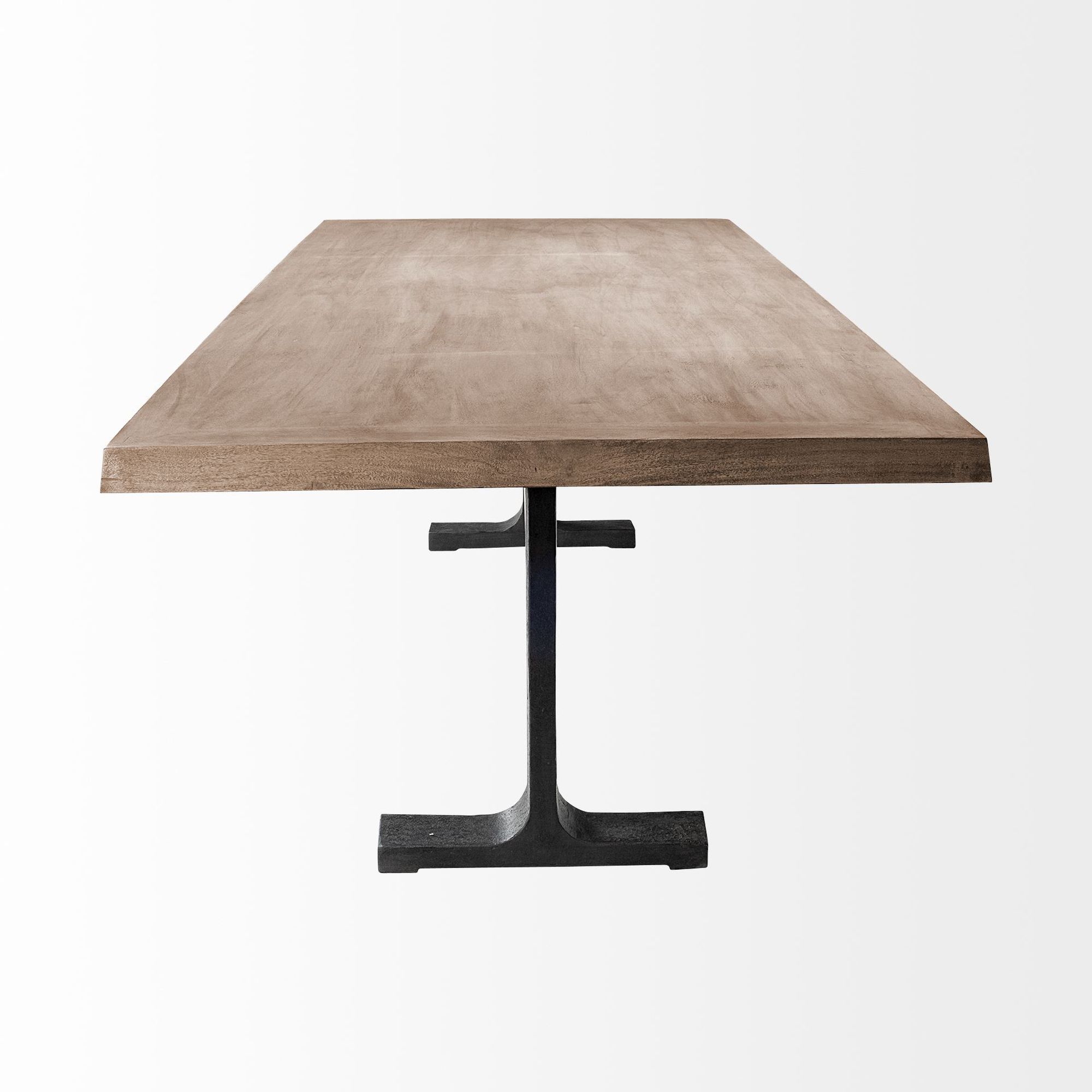 Mercana Araxi Rectangular Dining Table - Brown