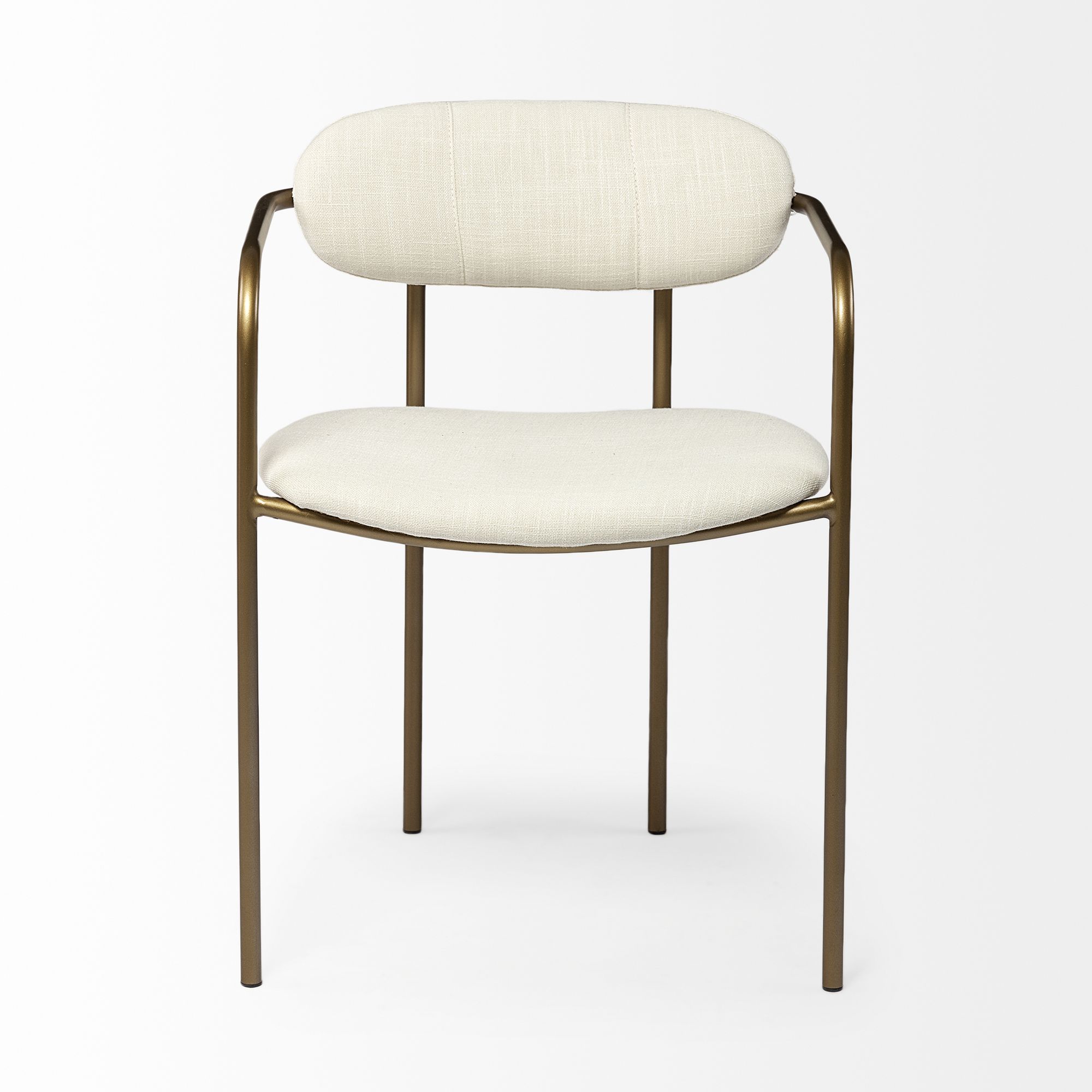 Mercana Parker Dining Chair - Cream/Gold