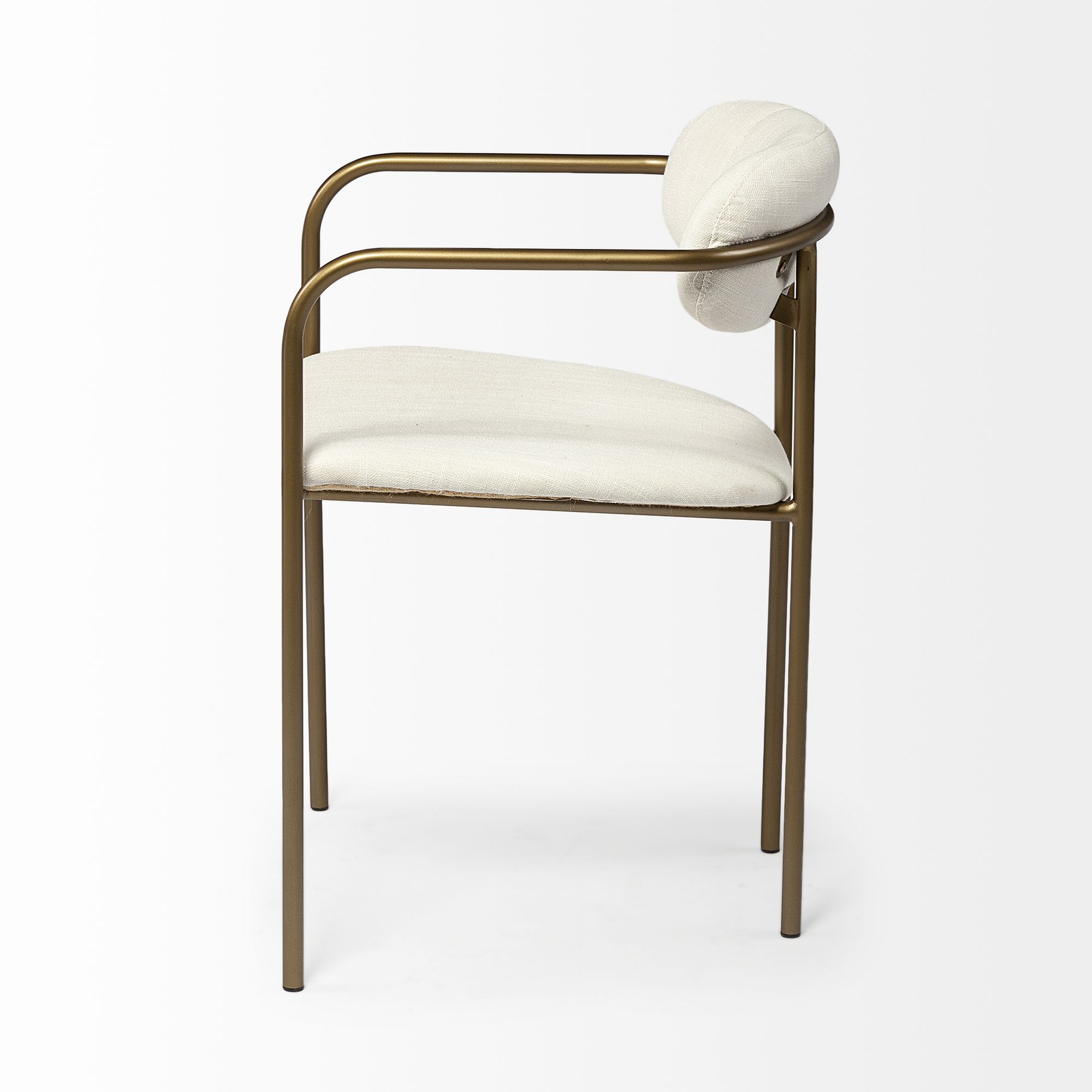 Mercana Parker Dining Chair - Cream/Gold