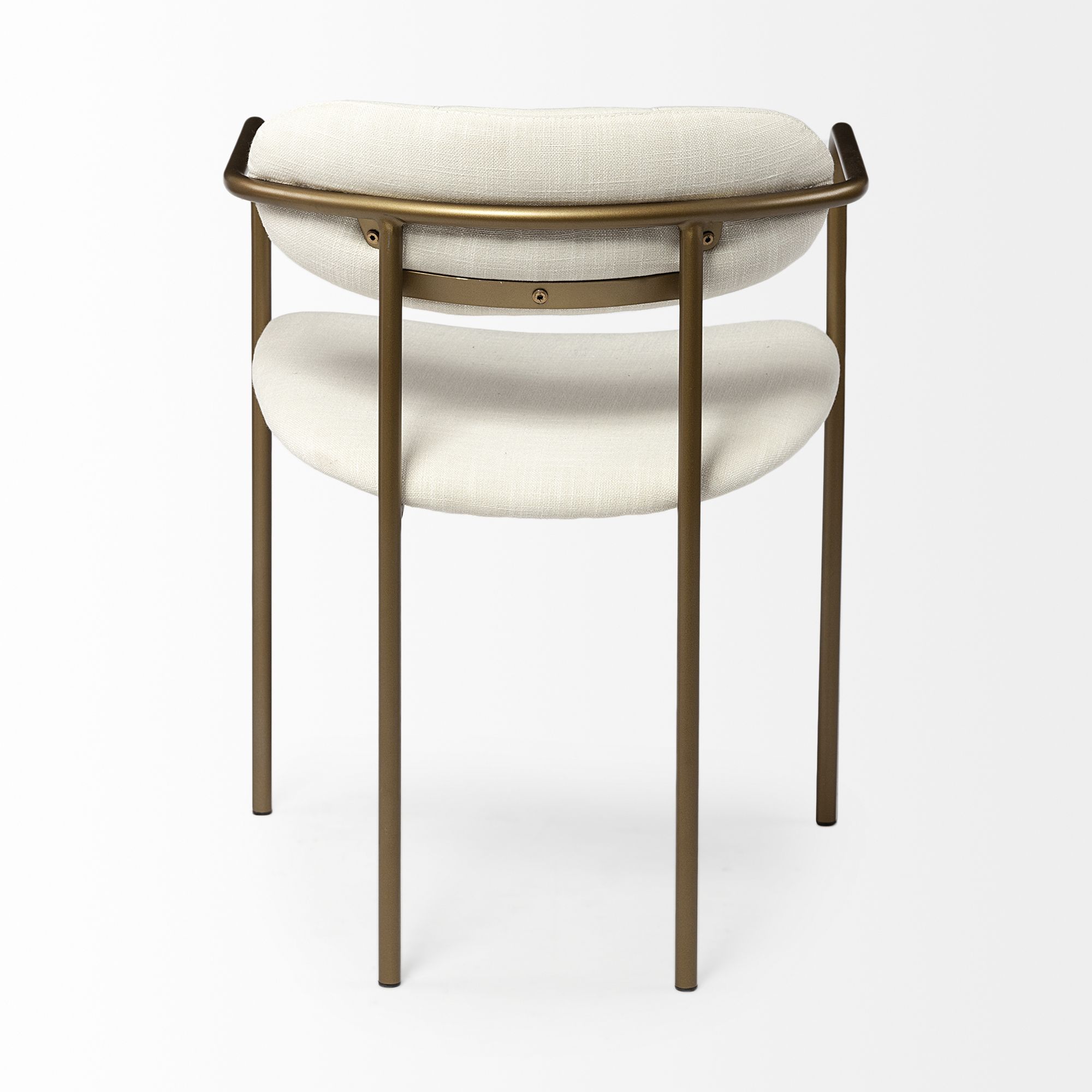 Mercana Parker Dining Chair - Cream/Gold