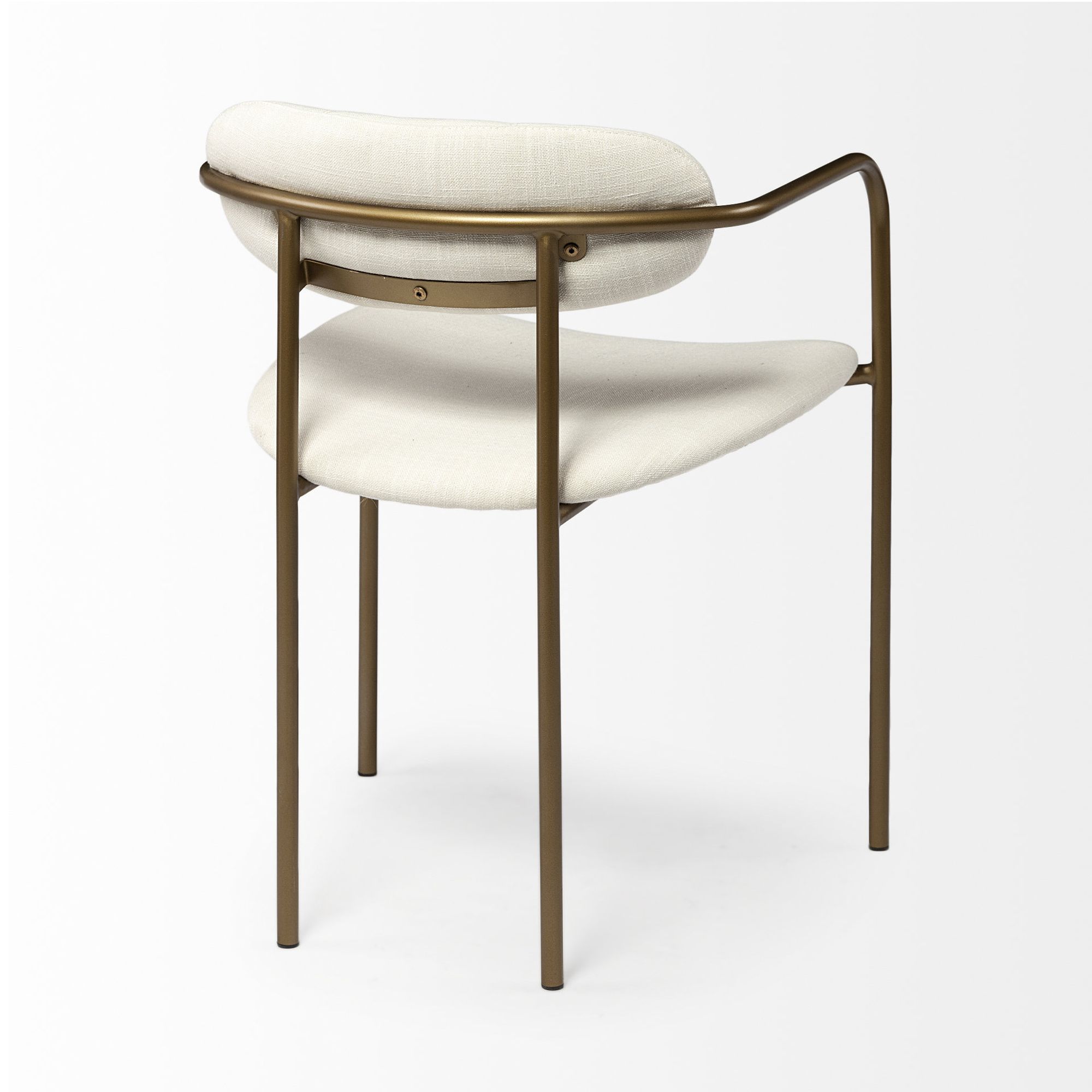 Mercana Parker Dining Chair - Cream/Gold